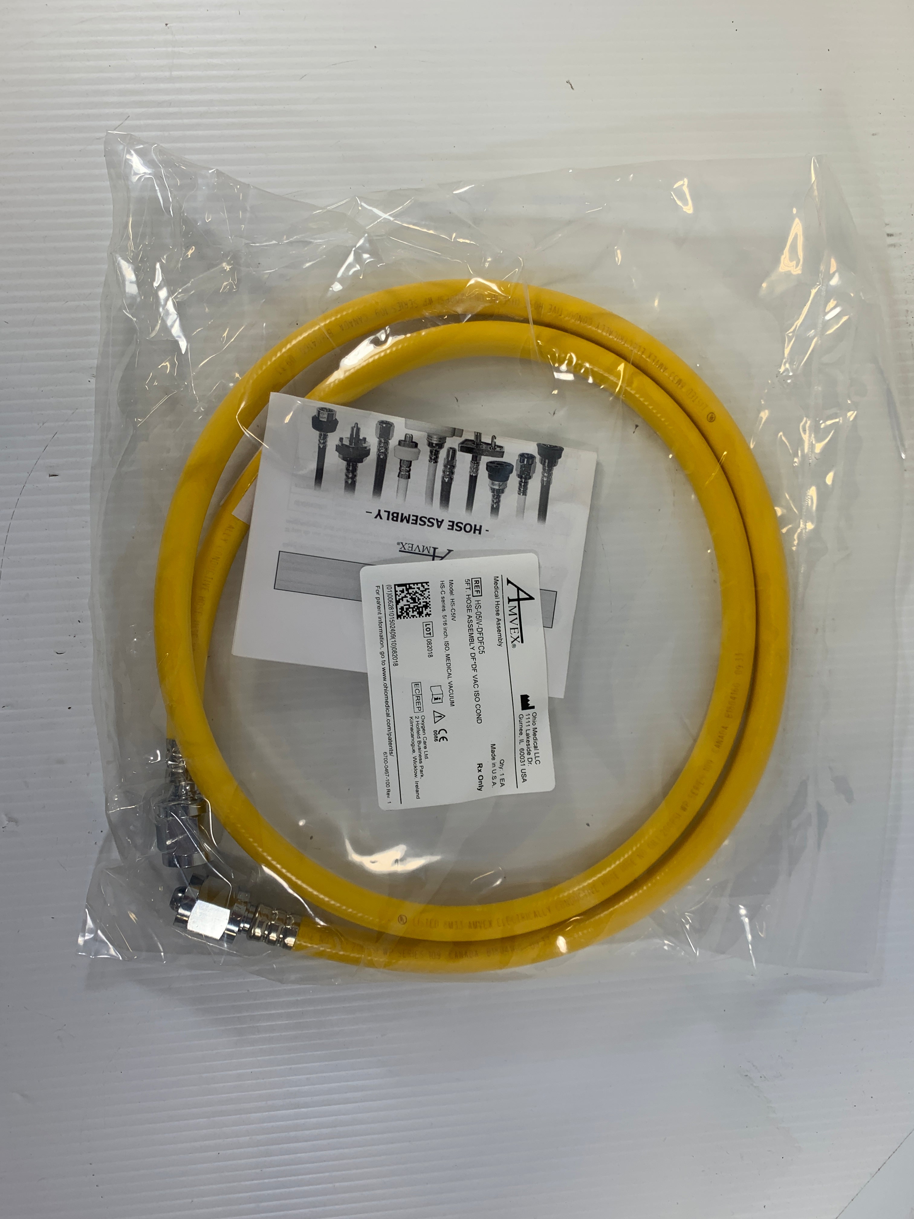 Amvex Hose Assembly HS-05IV-DFDFC5 5 Ft