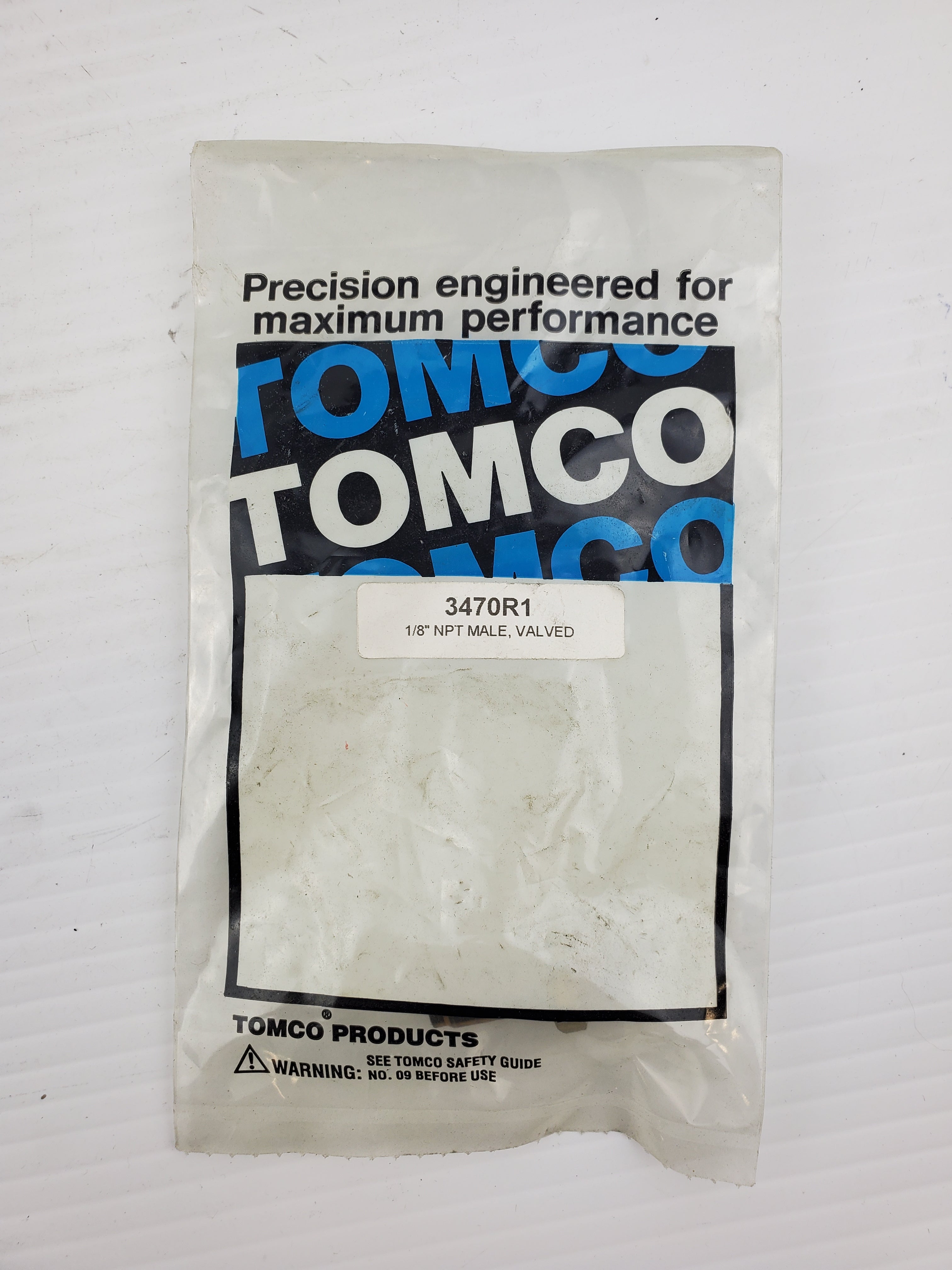 Tomco 3470R1 1/8" NPT Male Valve