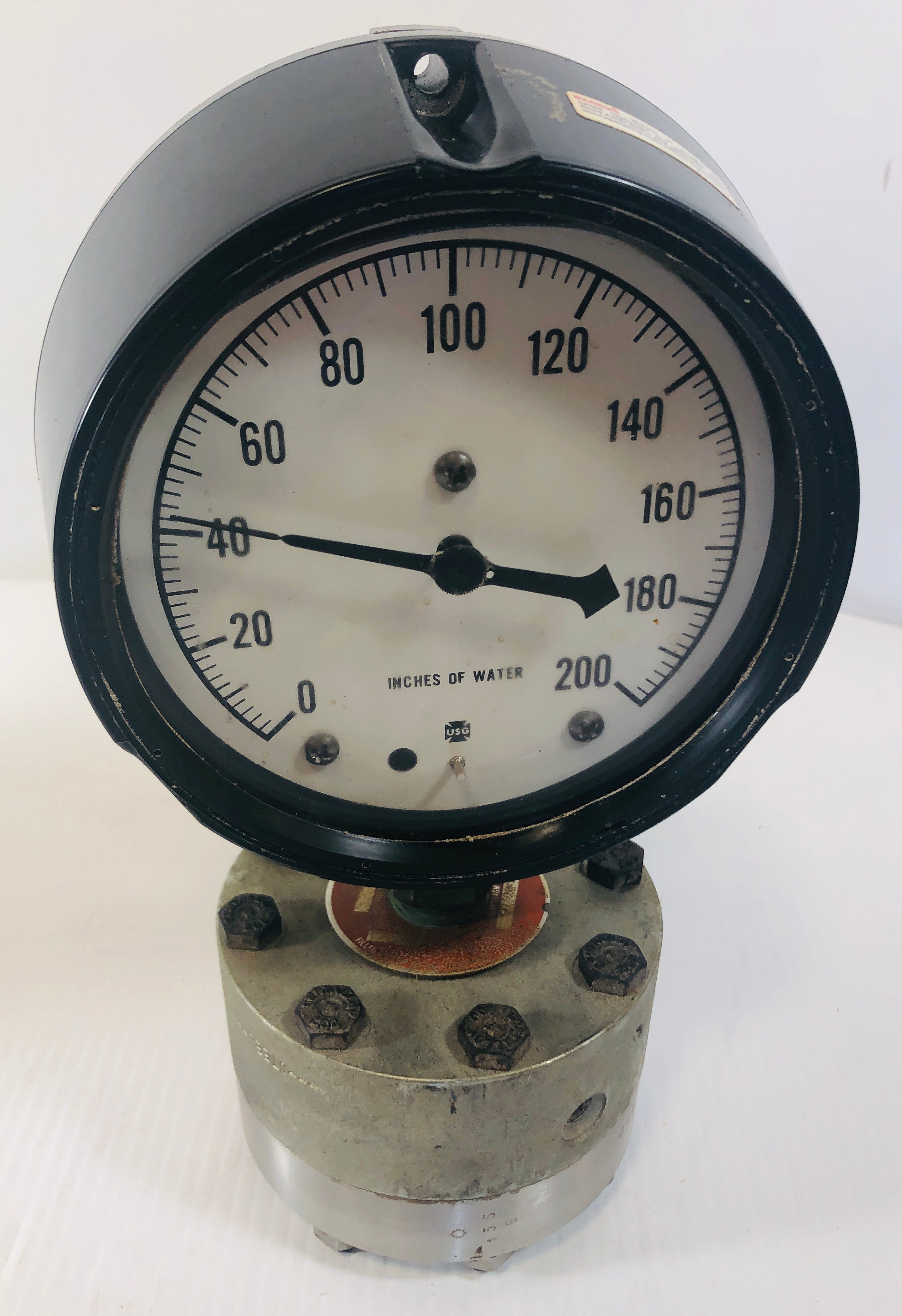 Ametek Mansfield & Green Division Type LB Water Gauge 0 - 200 inches