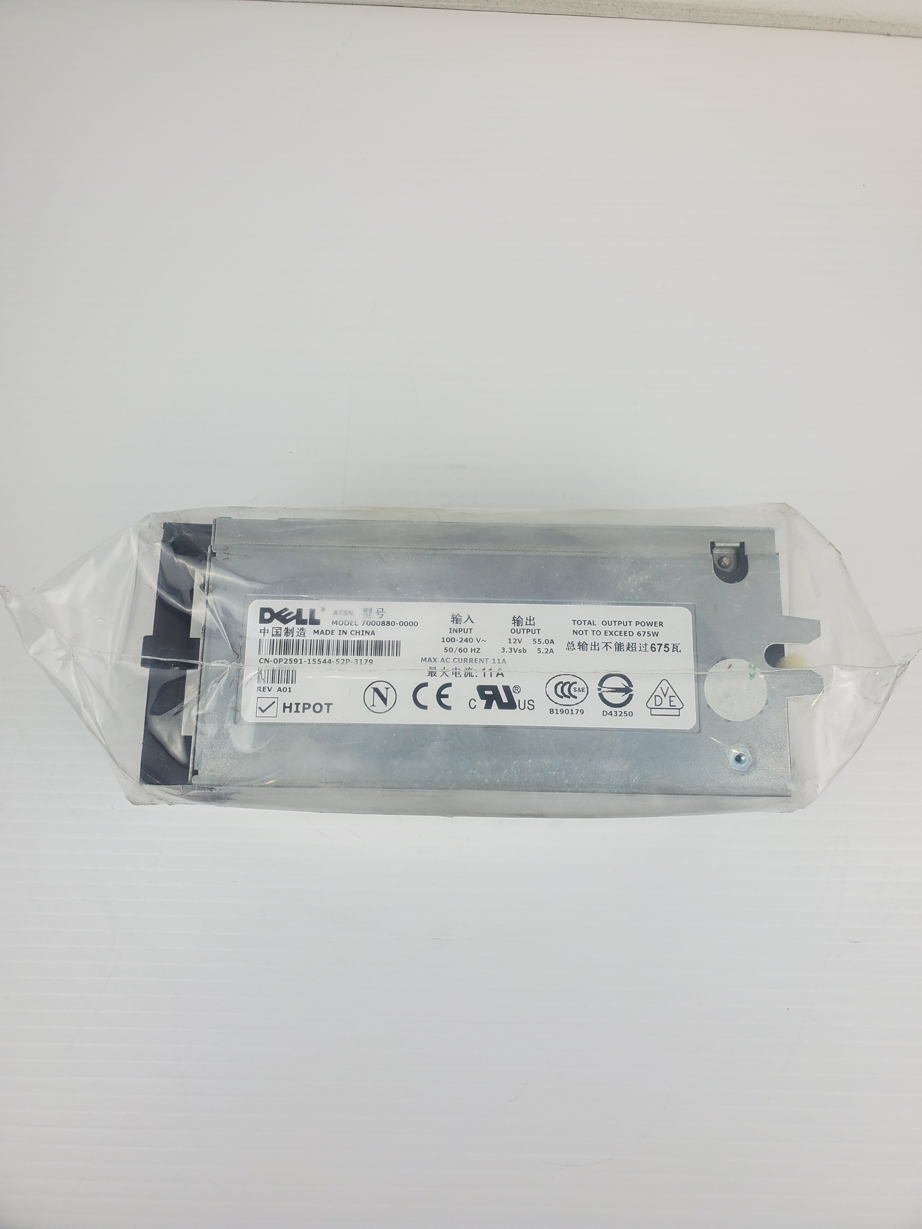 Dell 7000880-0000 Server Power Supply CN-0P2591-15544-52P-3179