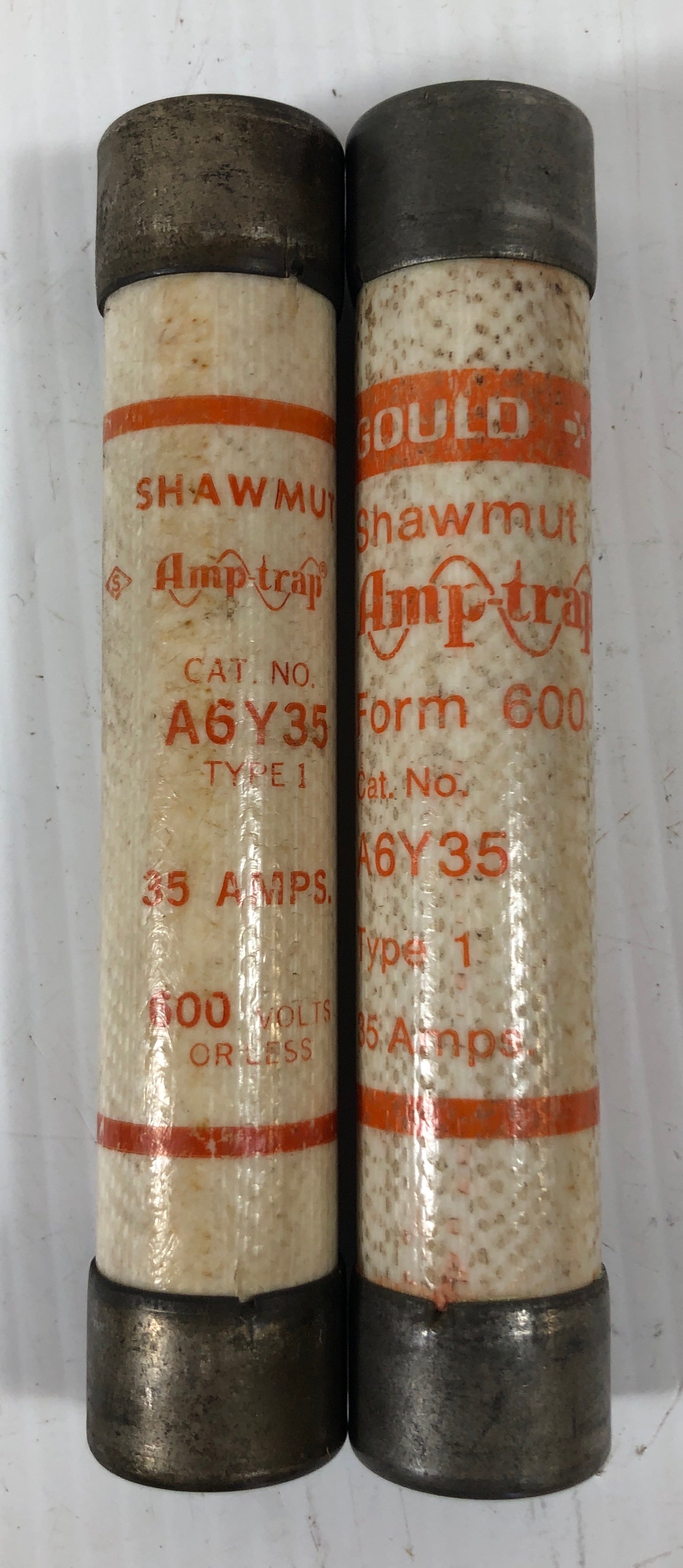 Shawmut A6Y35 Amp-Trap Fuse - Lot of 2