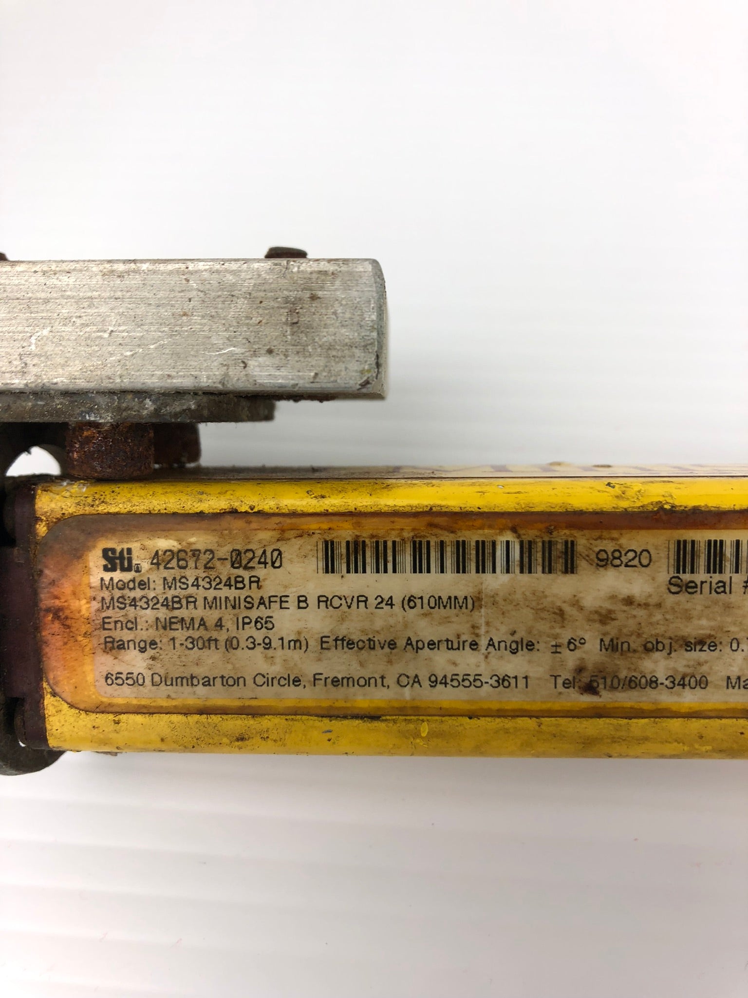 STI MS4324BR Minisafe Light Curtain Receiver 42672-0240