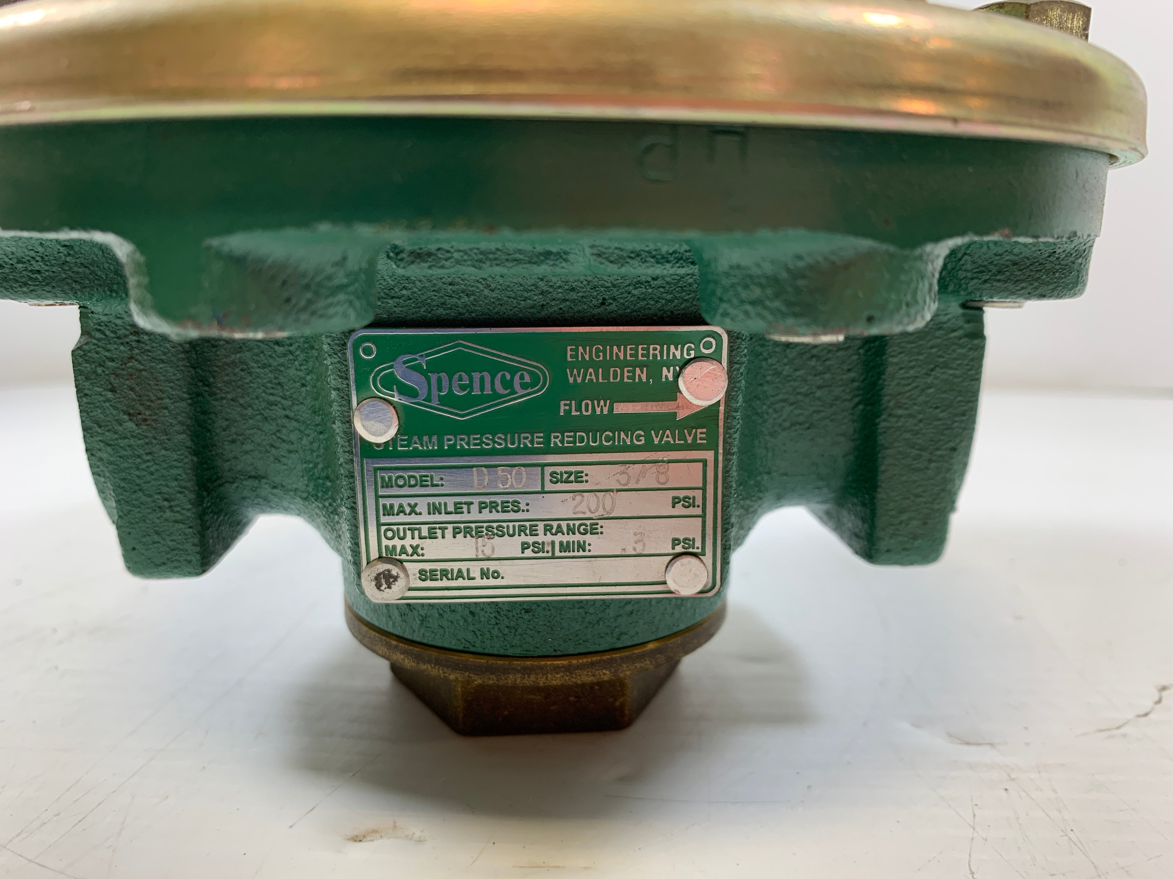 Spence Pressure Regulator D50 200PSI 3/8"