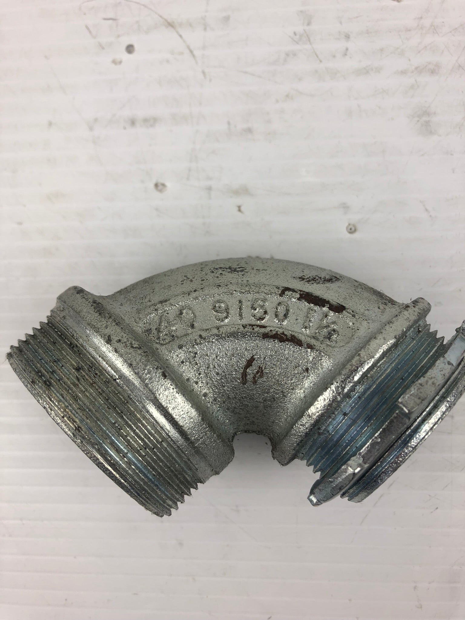 O-Z Gedney Co. Conduit Adapter Fitting 4Q-9150-1-1/2 90 Degree Iron Elbow No Cap
