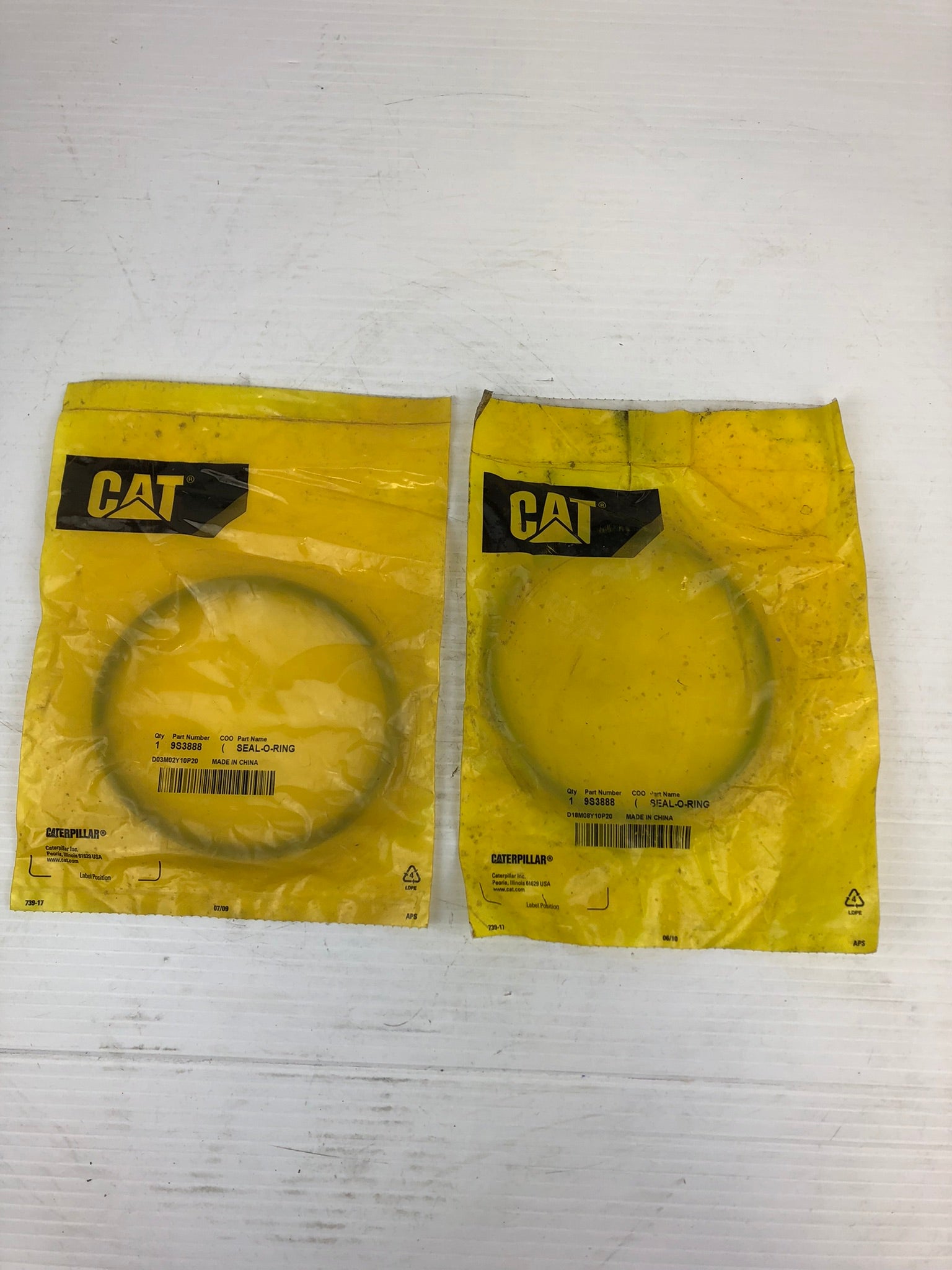 CAT 9S-3888 Seal-O-Ring Caterpillar 9S3888 - Lot of 2