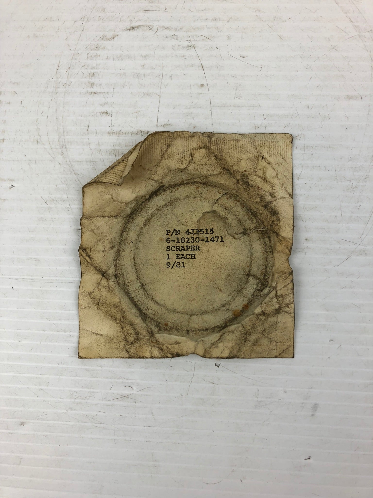 CAT 4J-3515 Press In Wiper Seal Caterpillar 4J3515