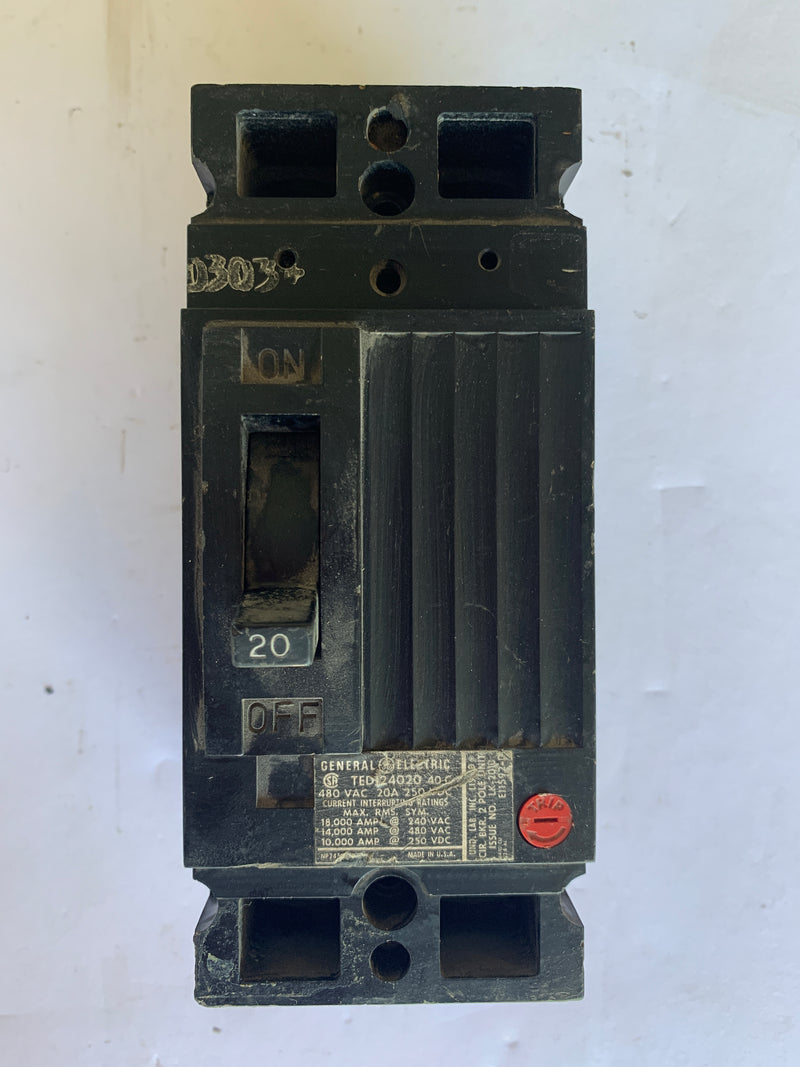 GE 20 Amp Circuit Breaker TED24020