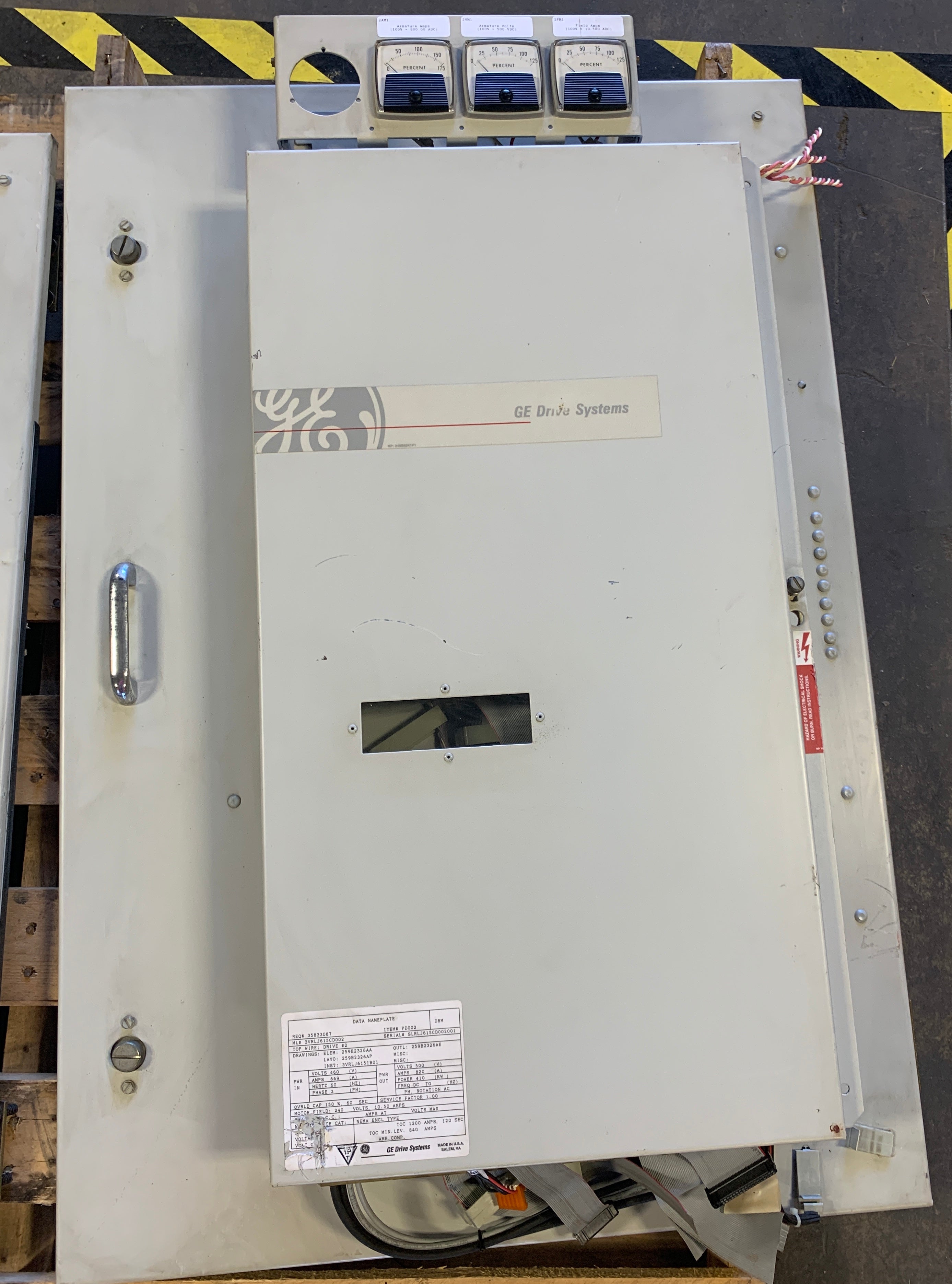 GE 3VRLJ615CD002 Drive Systems - CABINET ONLY