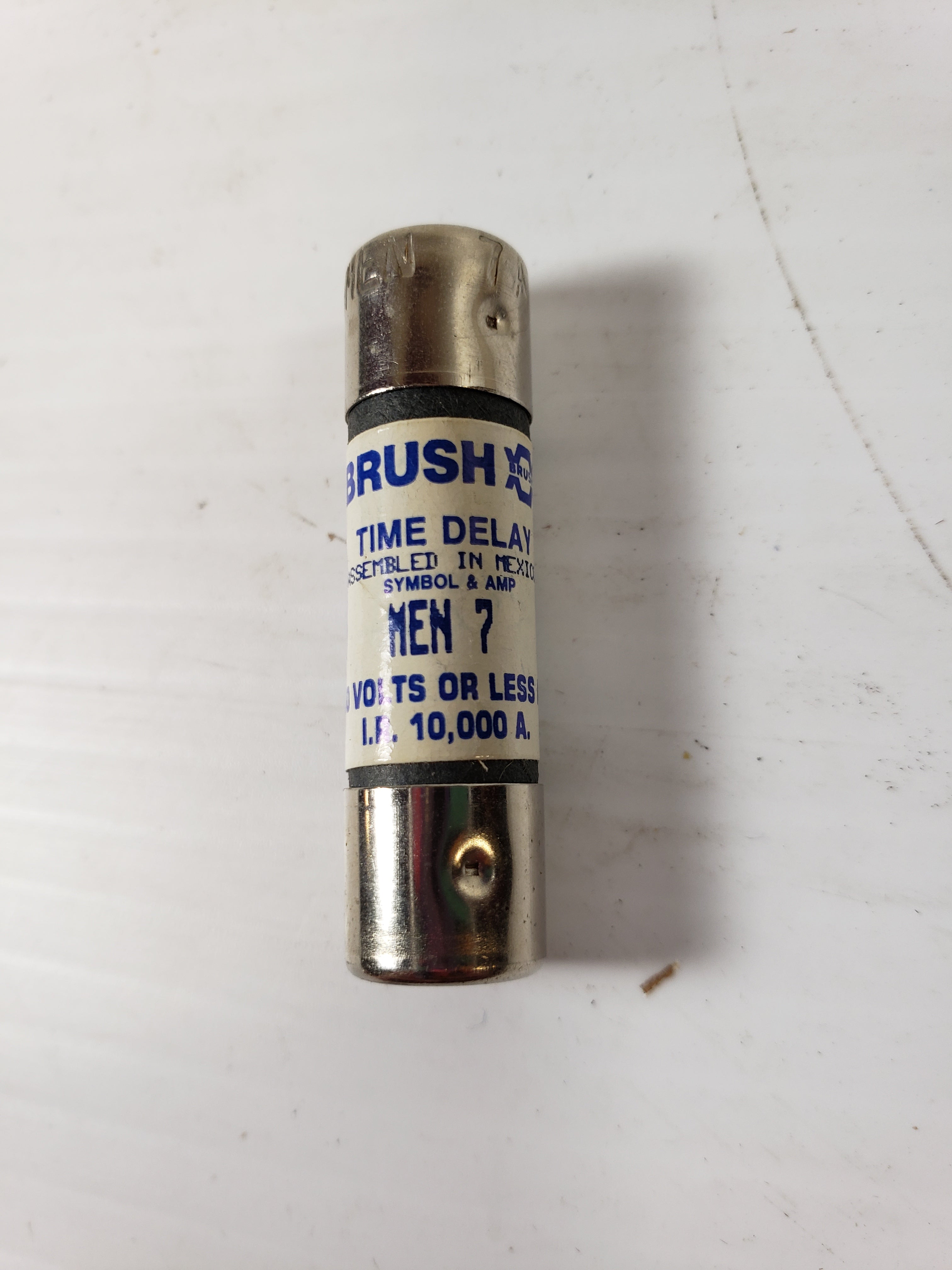 Brush Fuses MEN7 Time Delay 250 Volts or Less - Box of 9