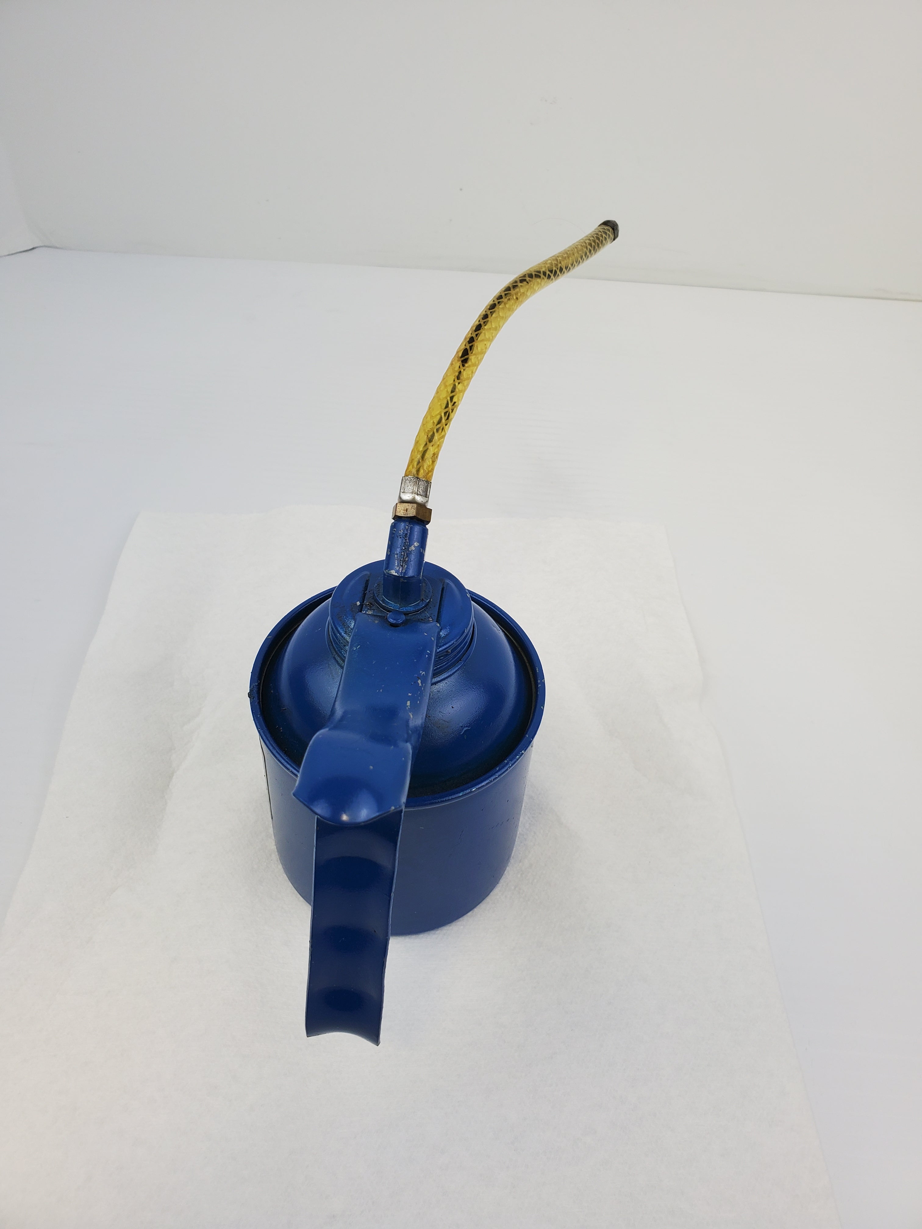 Pressol 6Y749 Pump Oiler 1 Pint Brass Pump 500 ml Flexible Spout Vintage 05225