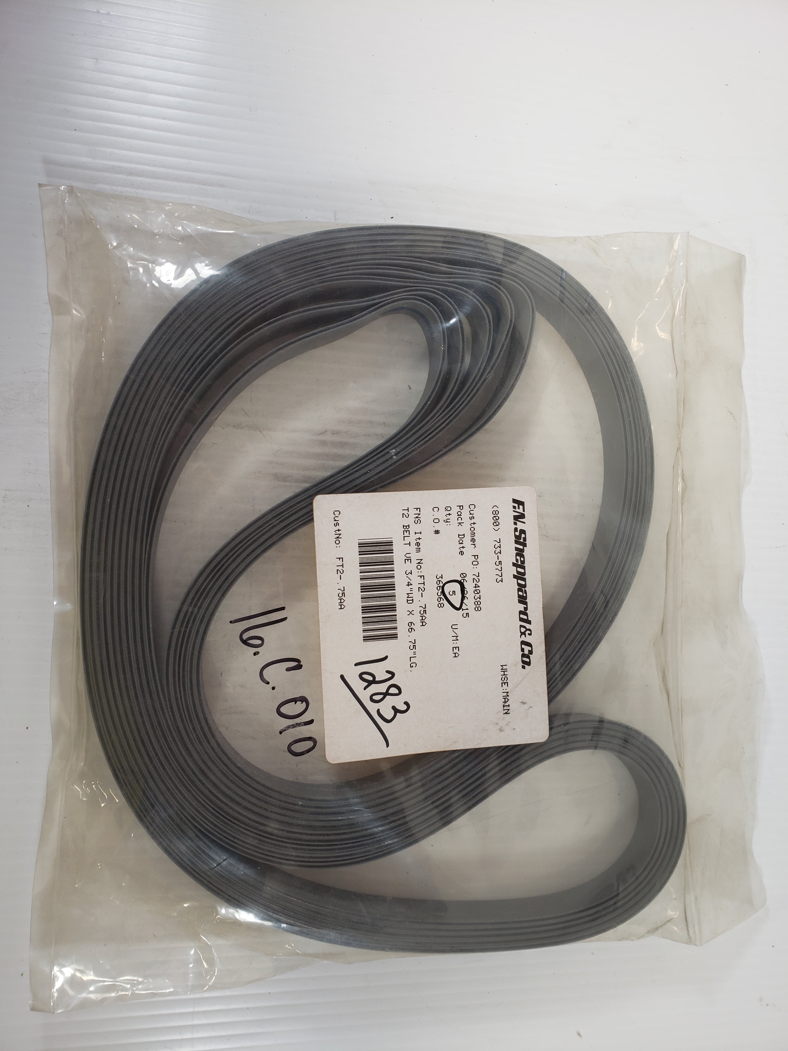 F.N.Sheppard & Co Belt FT2-.75AA Package of 5