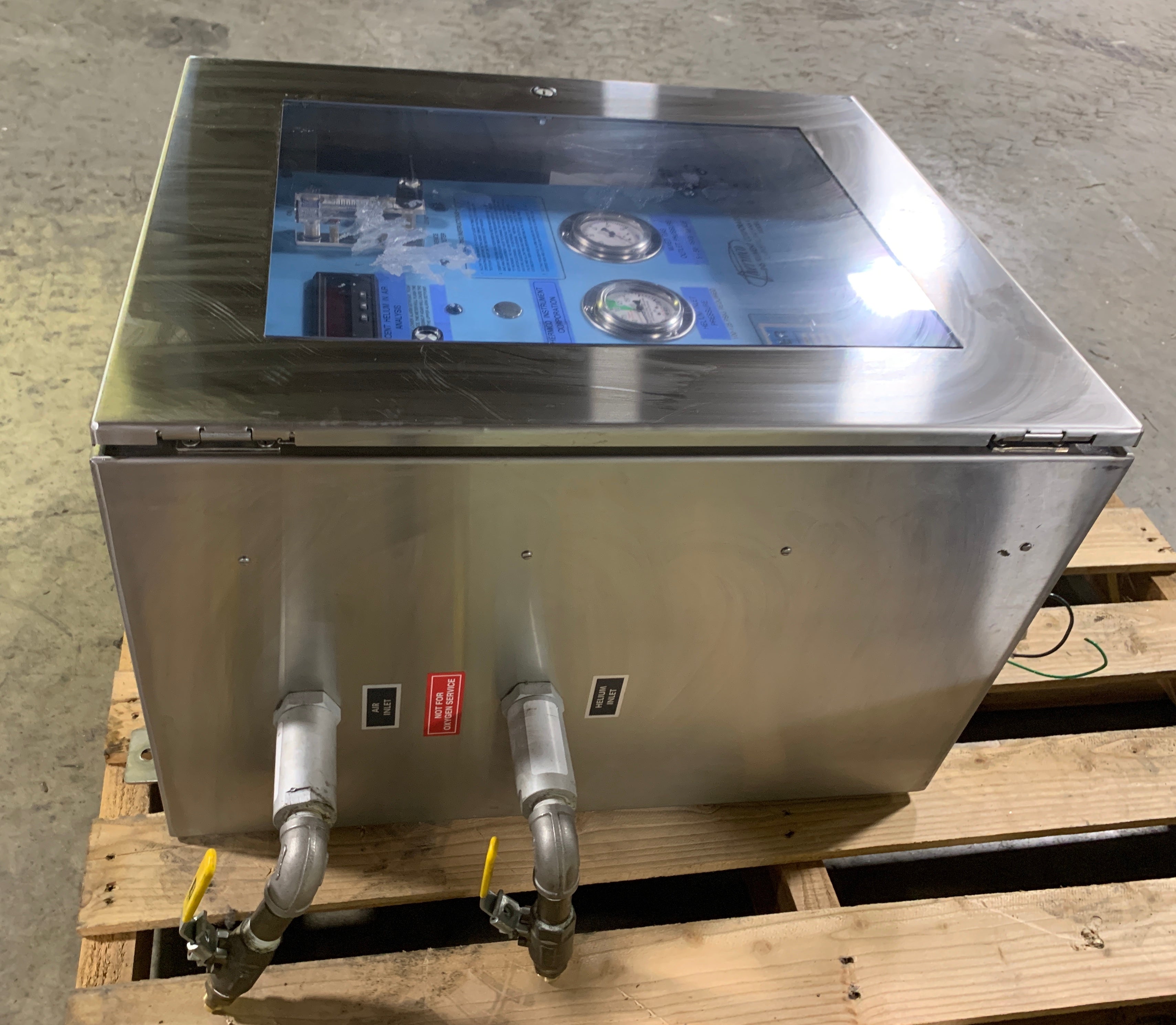 Thermco Gas Mixer 11045 0-50% Helium 0-100 SCFS 5-50 PSIG