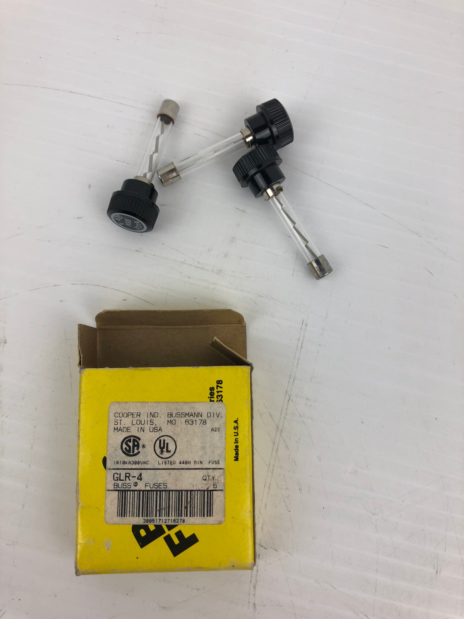 Buss GLR-4 Fuses (Lot of 3)