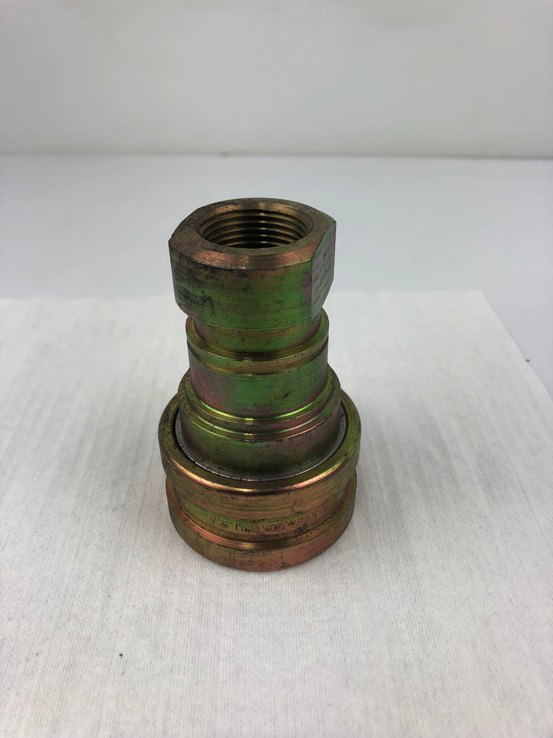 Hansen Coupling Division 6-HKP Brass Hydraulic Coupler