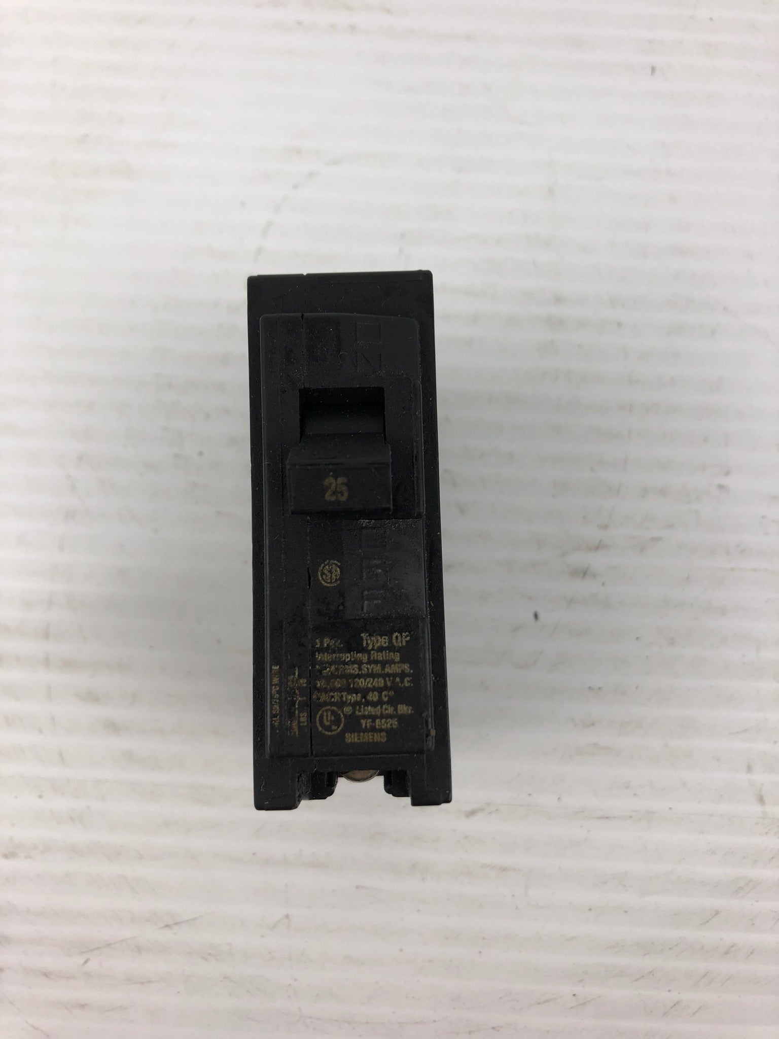 Siemens Q125 Circuit Breaker Single Pole 25