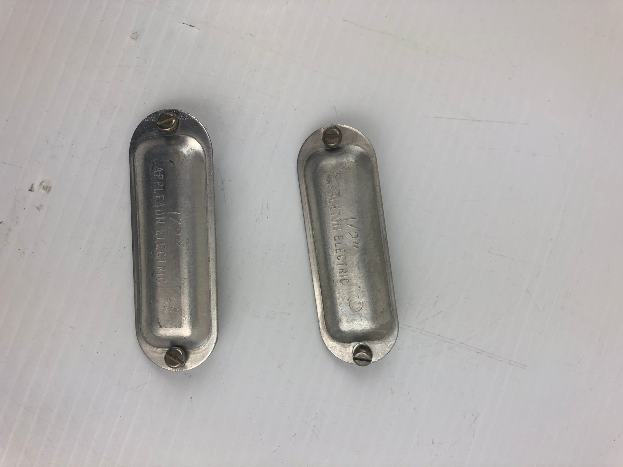Appleton Electric 1/2" Conduit Body Box Covers (Lot of 2)