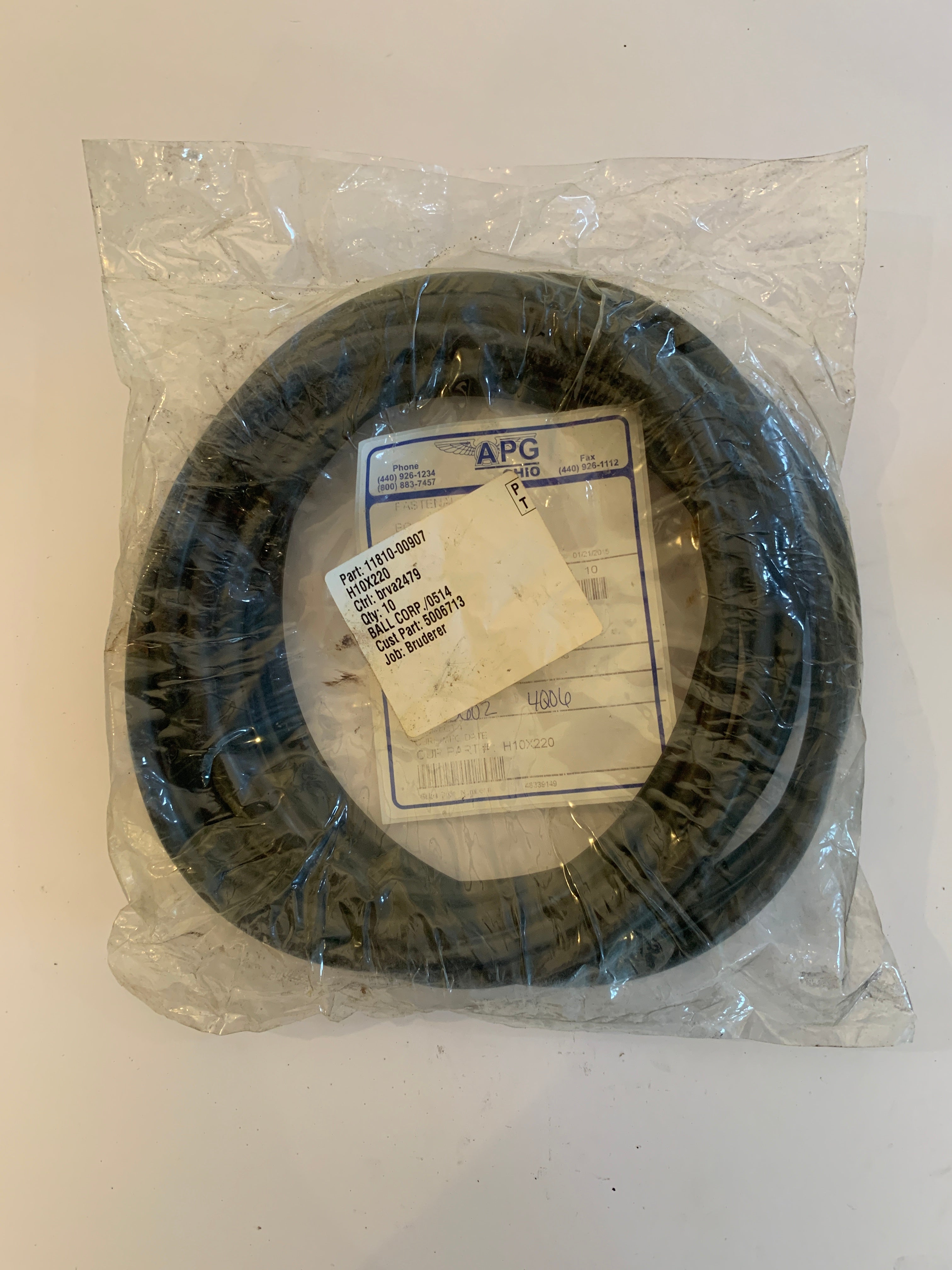 APG 11810-00907 O-Ring Seal H10X220 - Lot of 10