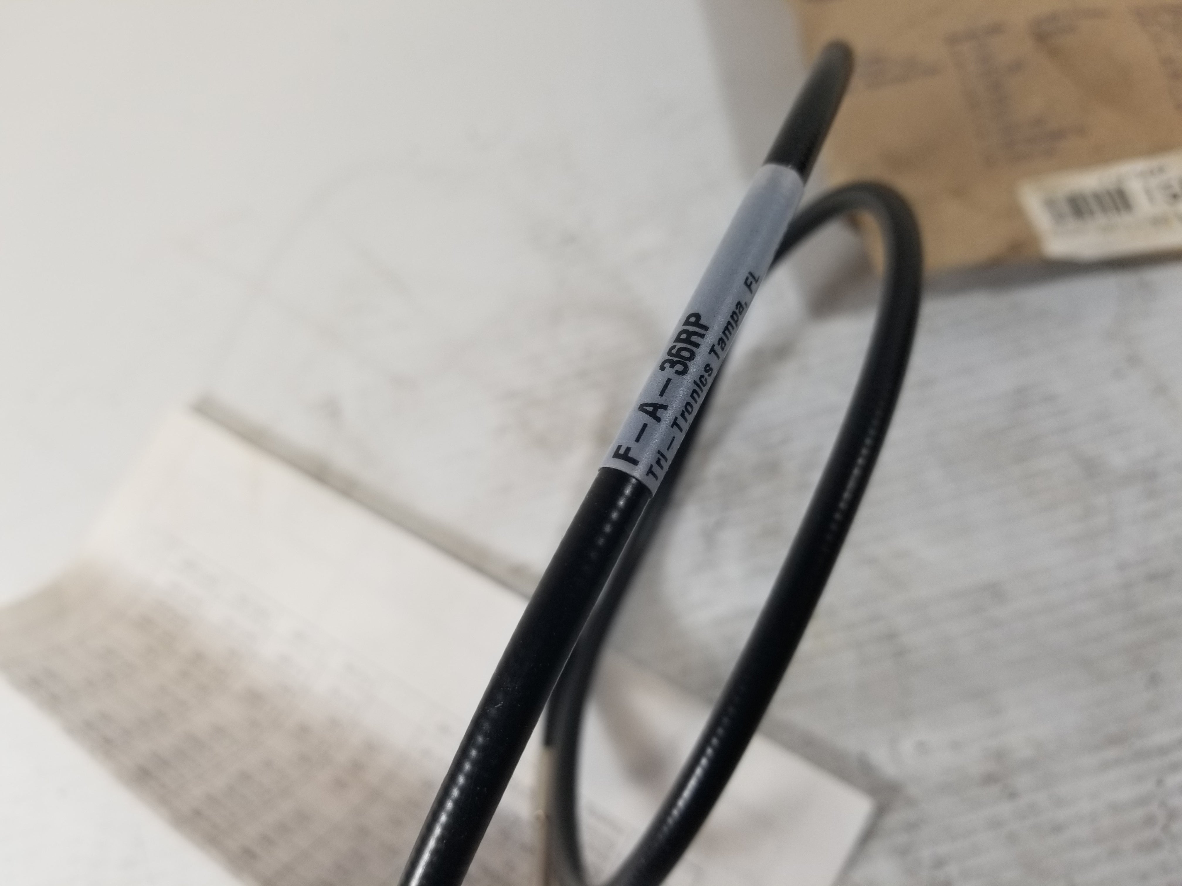 Tri-Tronics F-A-36RP Fiber Optic Cable 15592 Sensor