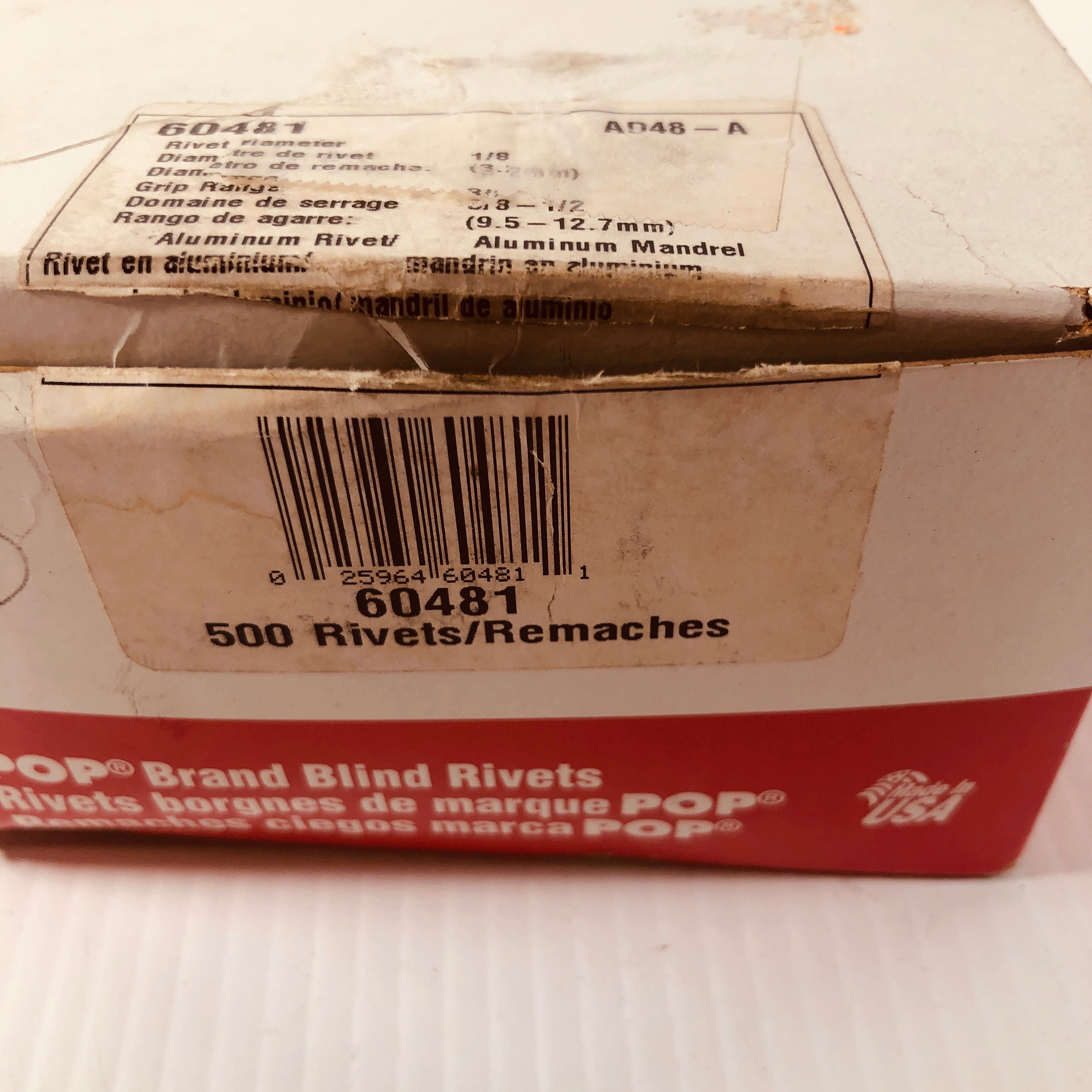 Pop Blind Rivets 60481 300 Rivets