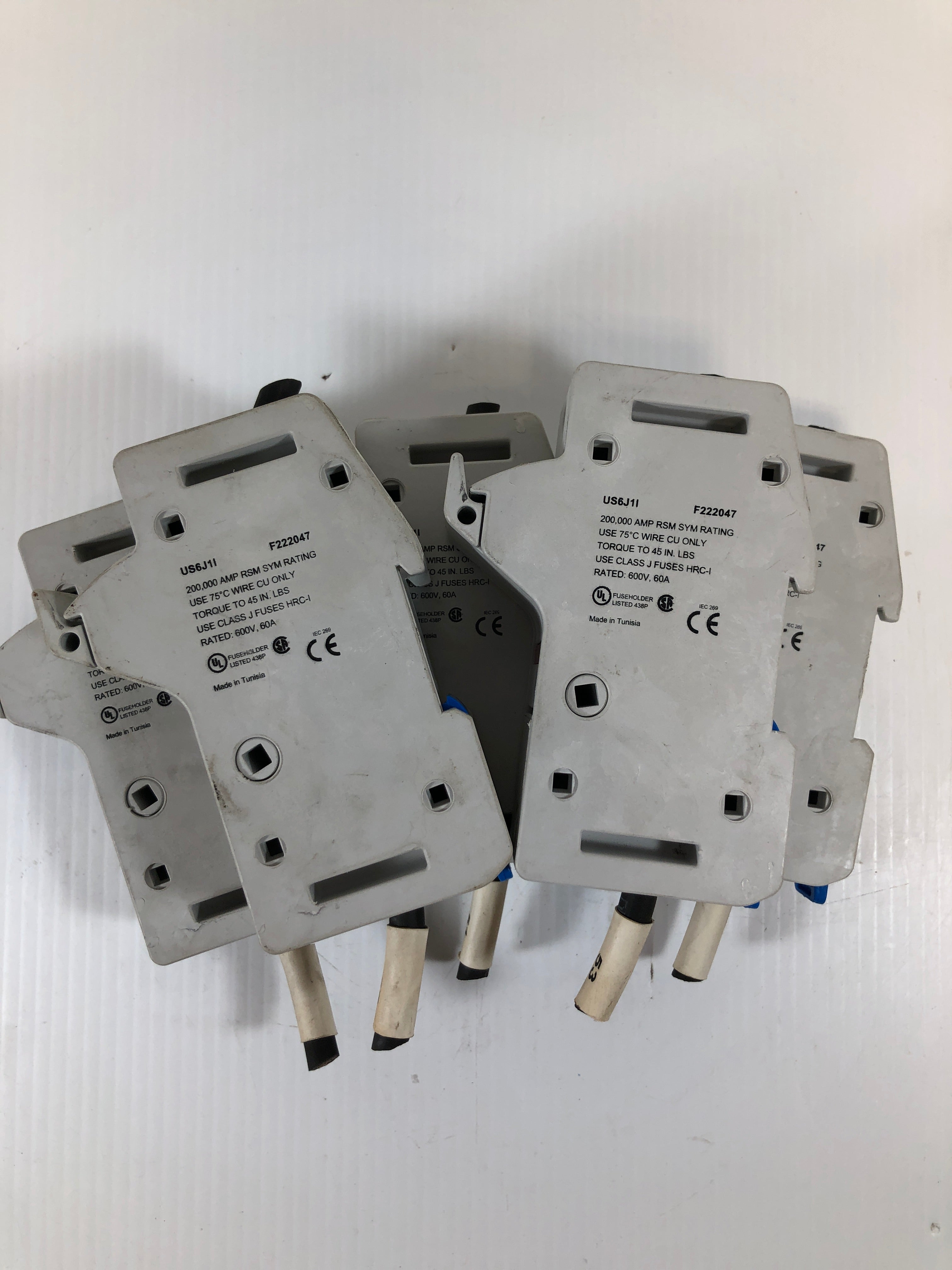 Ferraz Shawmut F222047 Ultrasafe Fuse Holder - Lot of 5