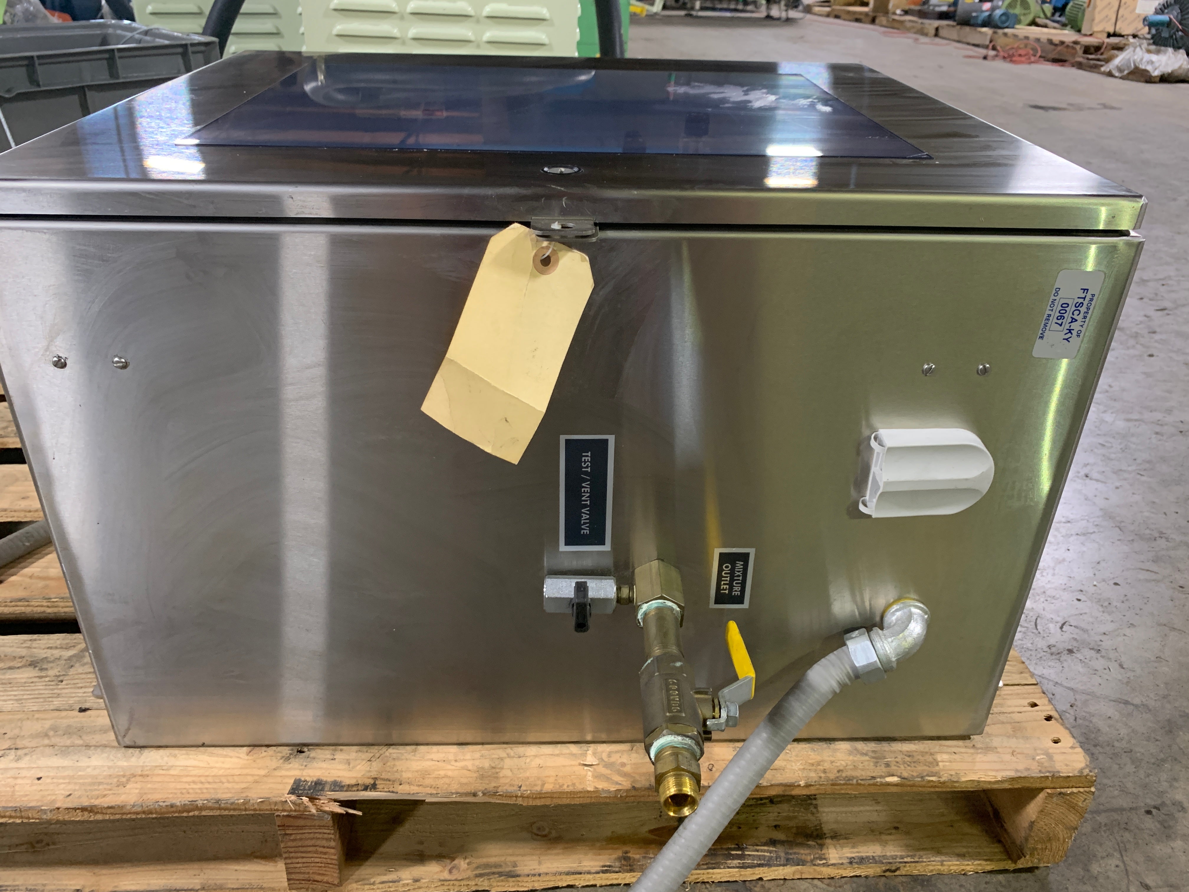 Thermco Gas Mixer 11045 0-50% Helium 0-100 SCFS 5-50 PSIG