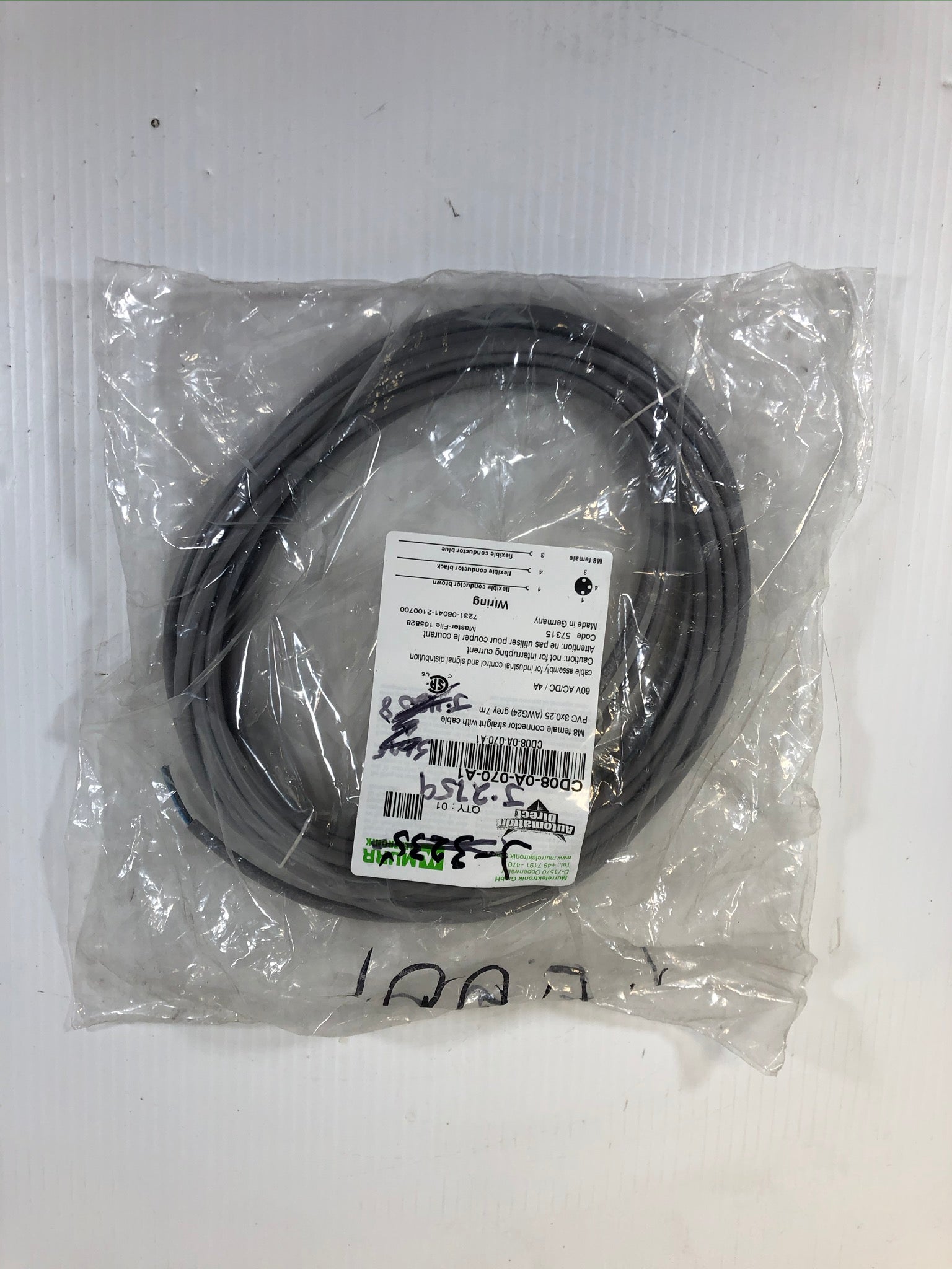Murr Elektronik CD08-0A-070-A1 M8 Female Connector Cable