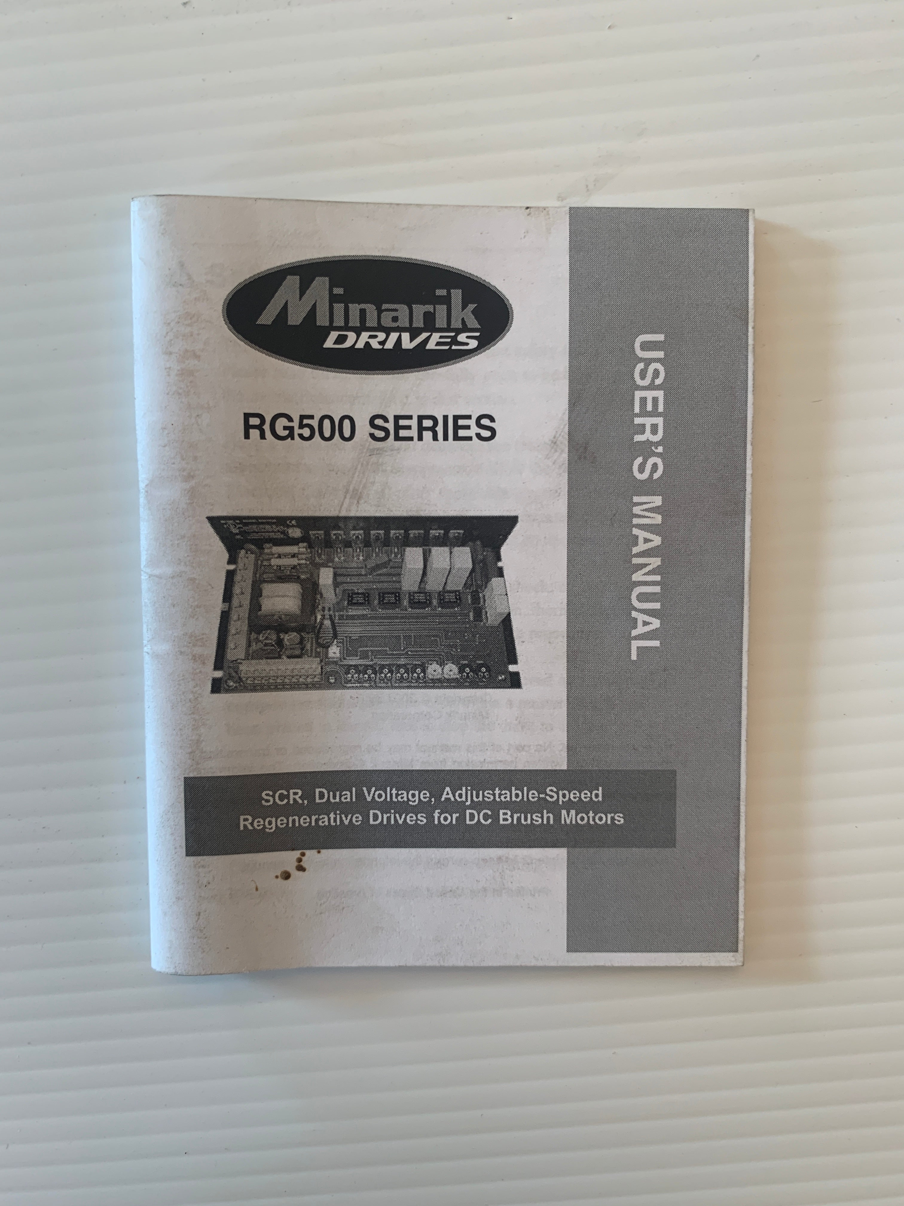 Minarik RG500 User Manual