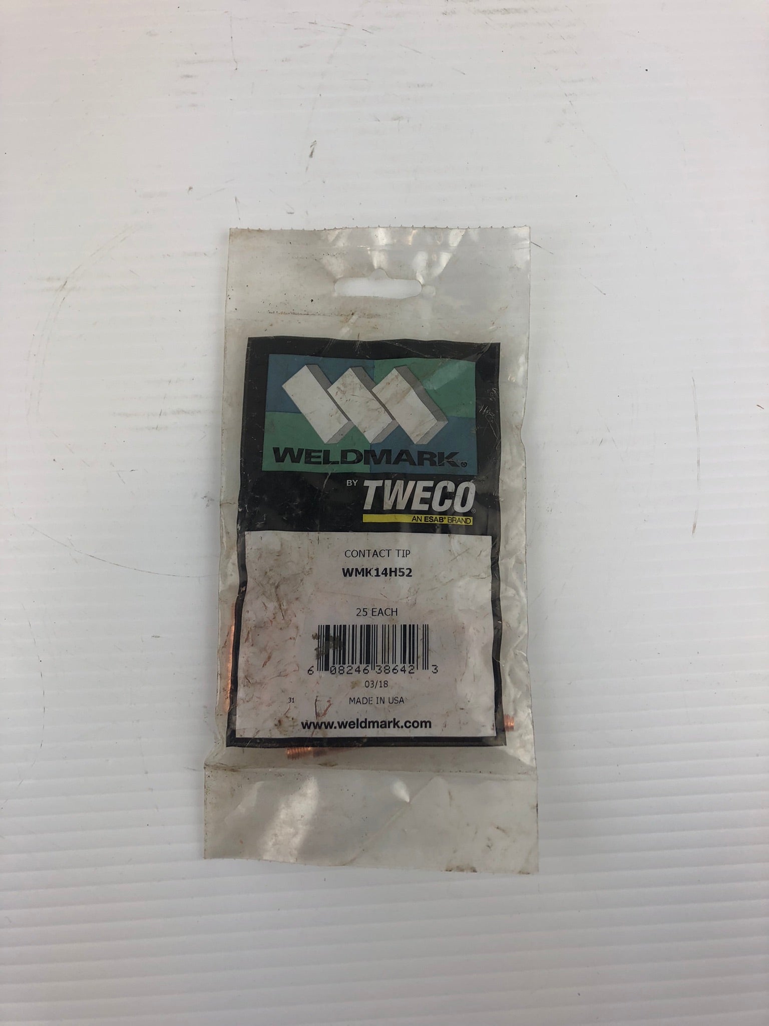 Weldmark Tweco WMK14H52 MIG Welding Contact Tips 13mm - Bag of 25