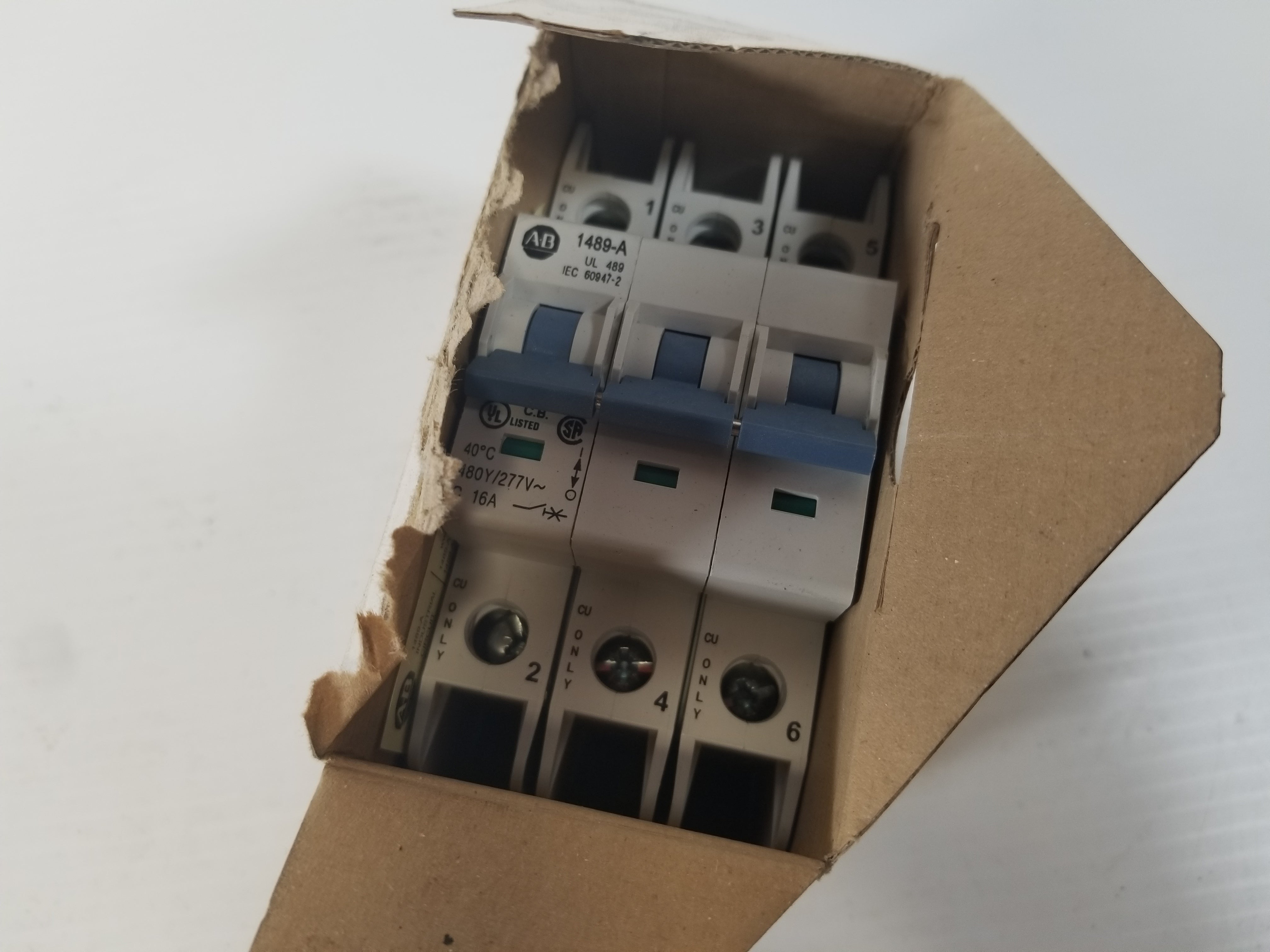 Allen-Bradley 1489-A3C160 Circuit Breaker 3-Pole 16A