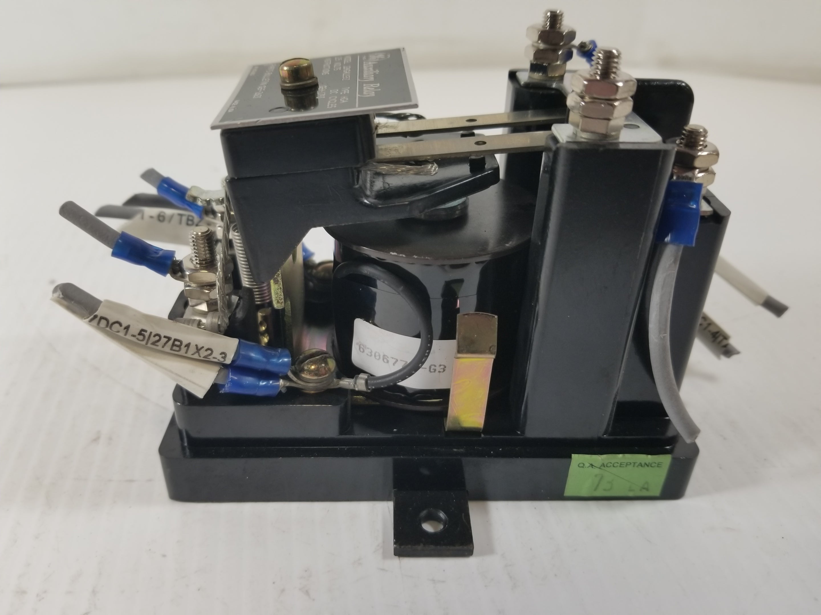 GE 12HGA11S52 Auxiliary Contact Relay 125V