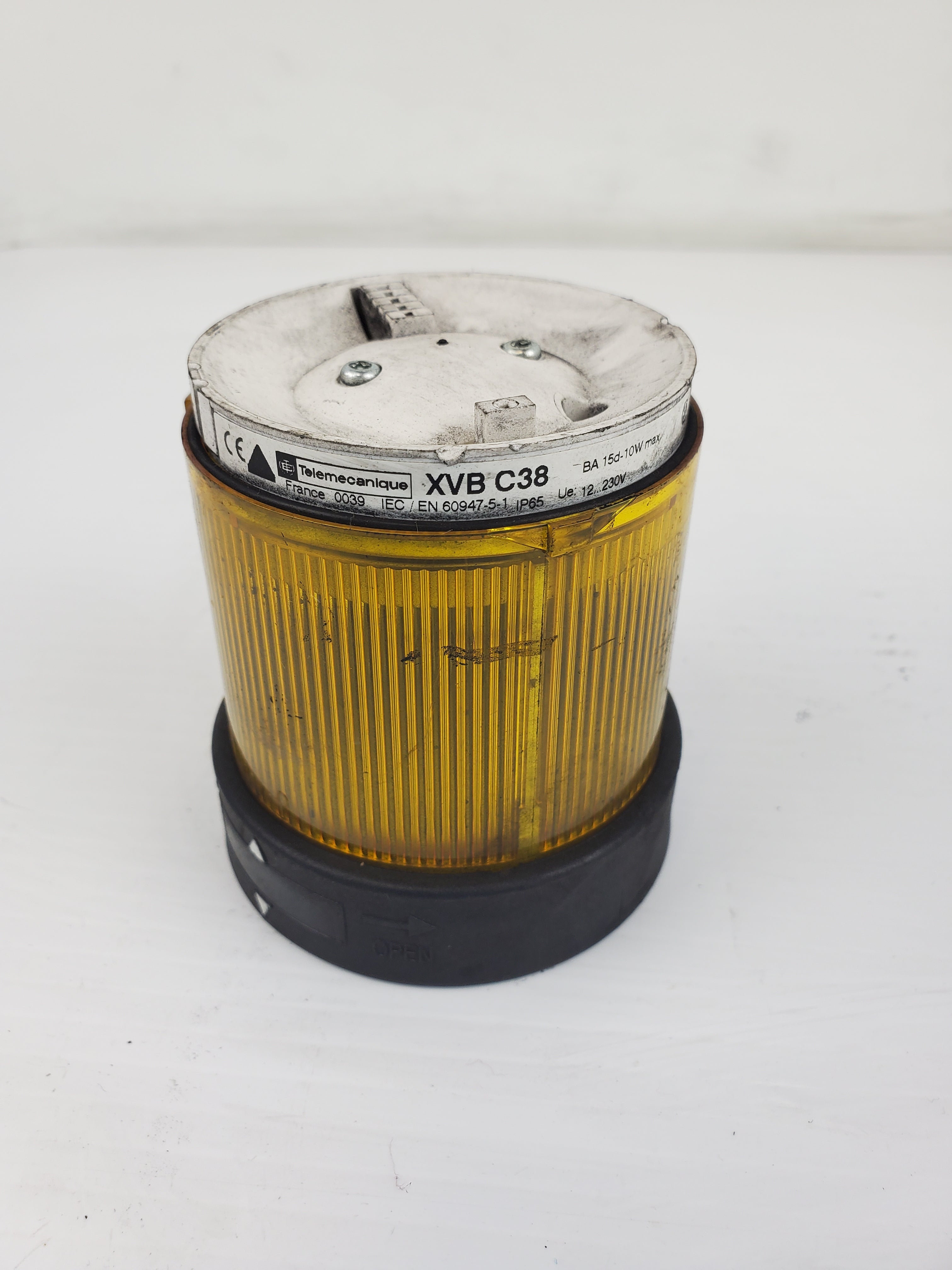 Telemecanique XVB-C38 Yellow Stack Light