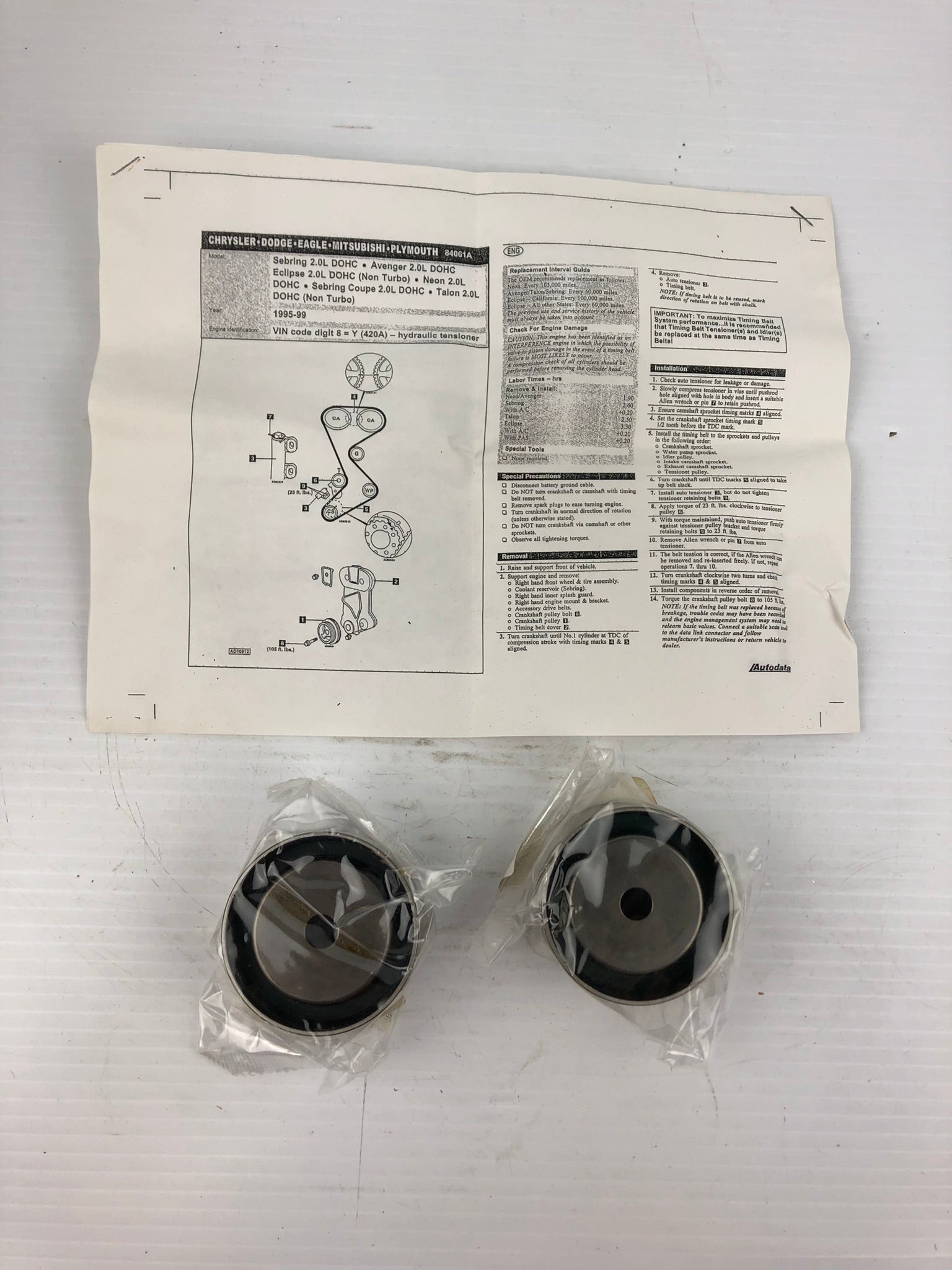 Dayco 84061 Engine Timing Belt Component Kit 85357