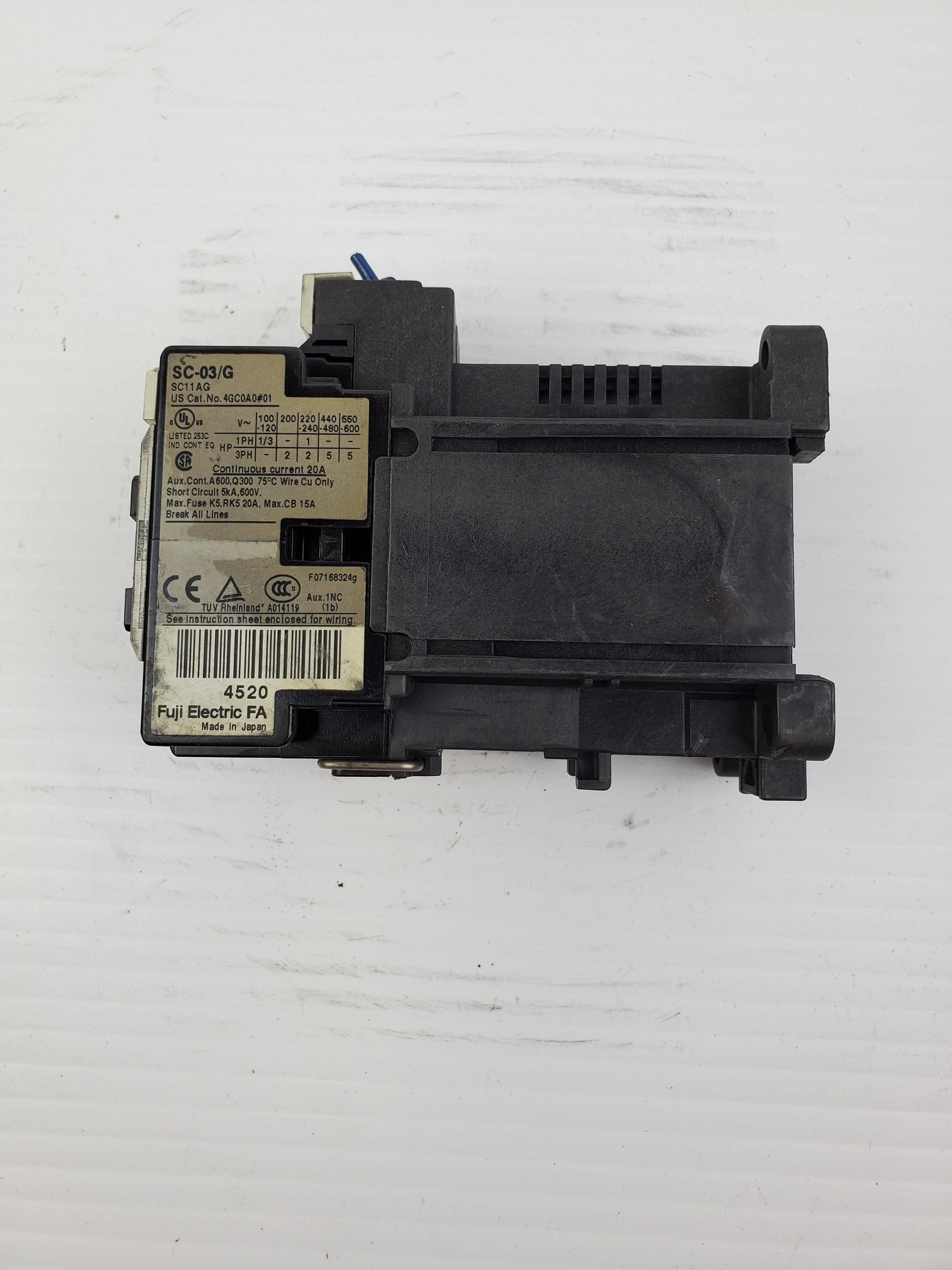 Fuji Electric SC11AG Relay SC-03/G 4GC0A0#01
