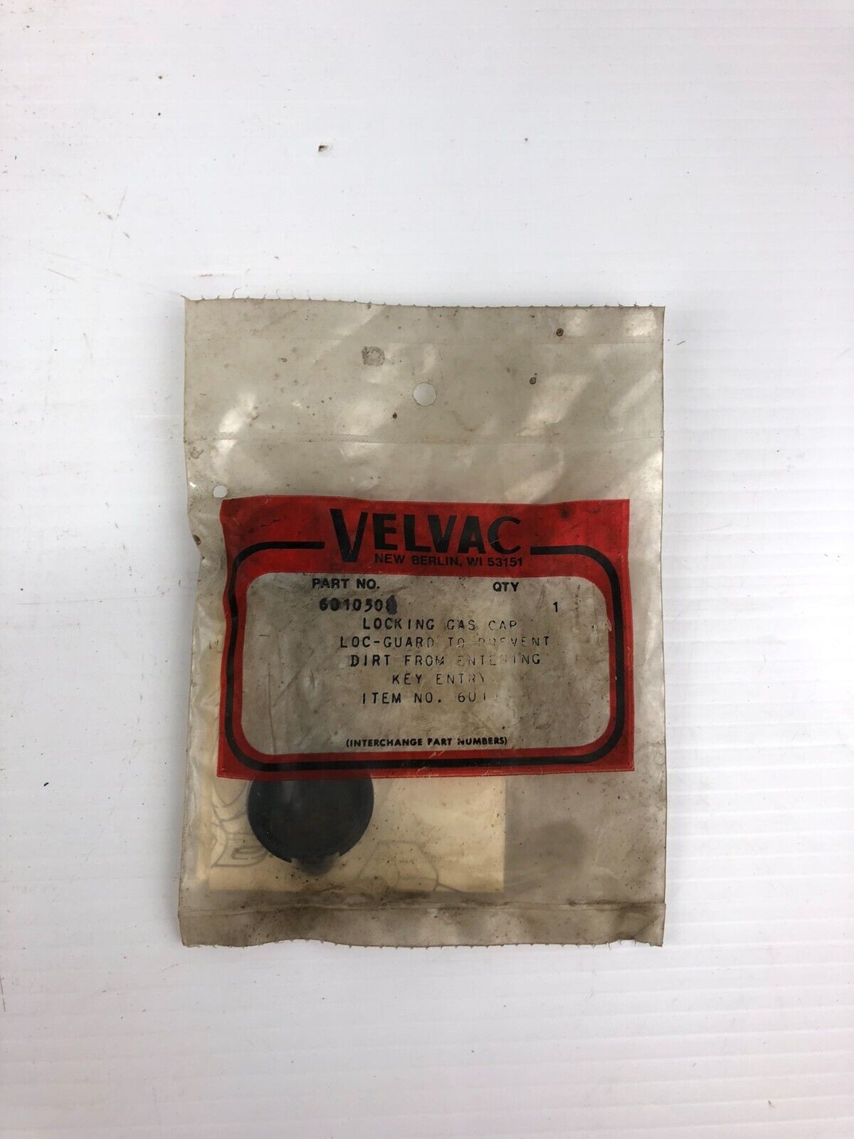 Velvac 6010508 Locking Gas Cap