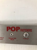 Pop Fasteners Rivet Display Header Shop Man Cave Vintage