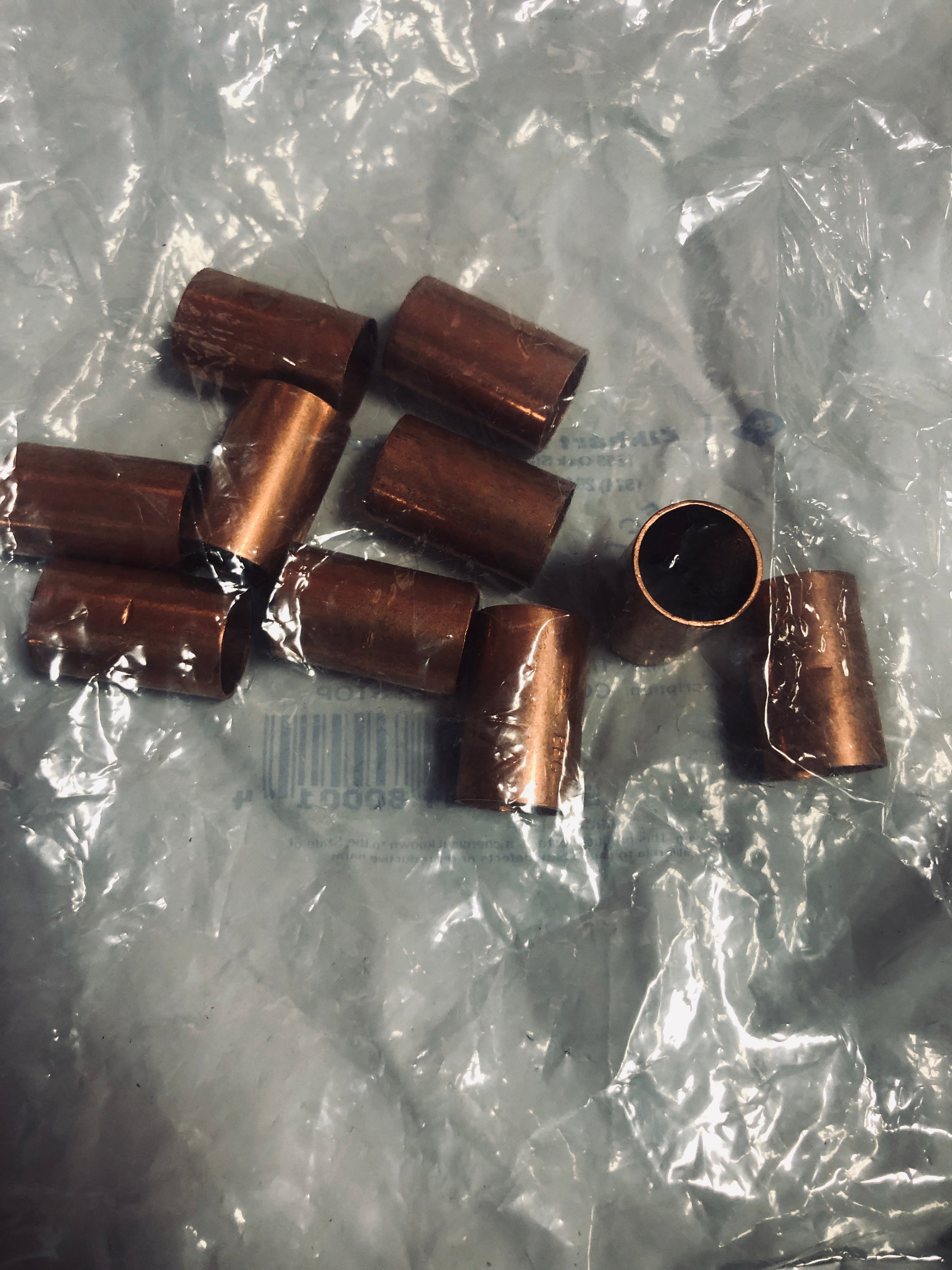 Elkhart Coupling With Stop 1/2" Package of 10