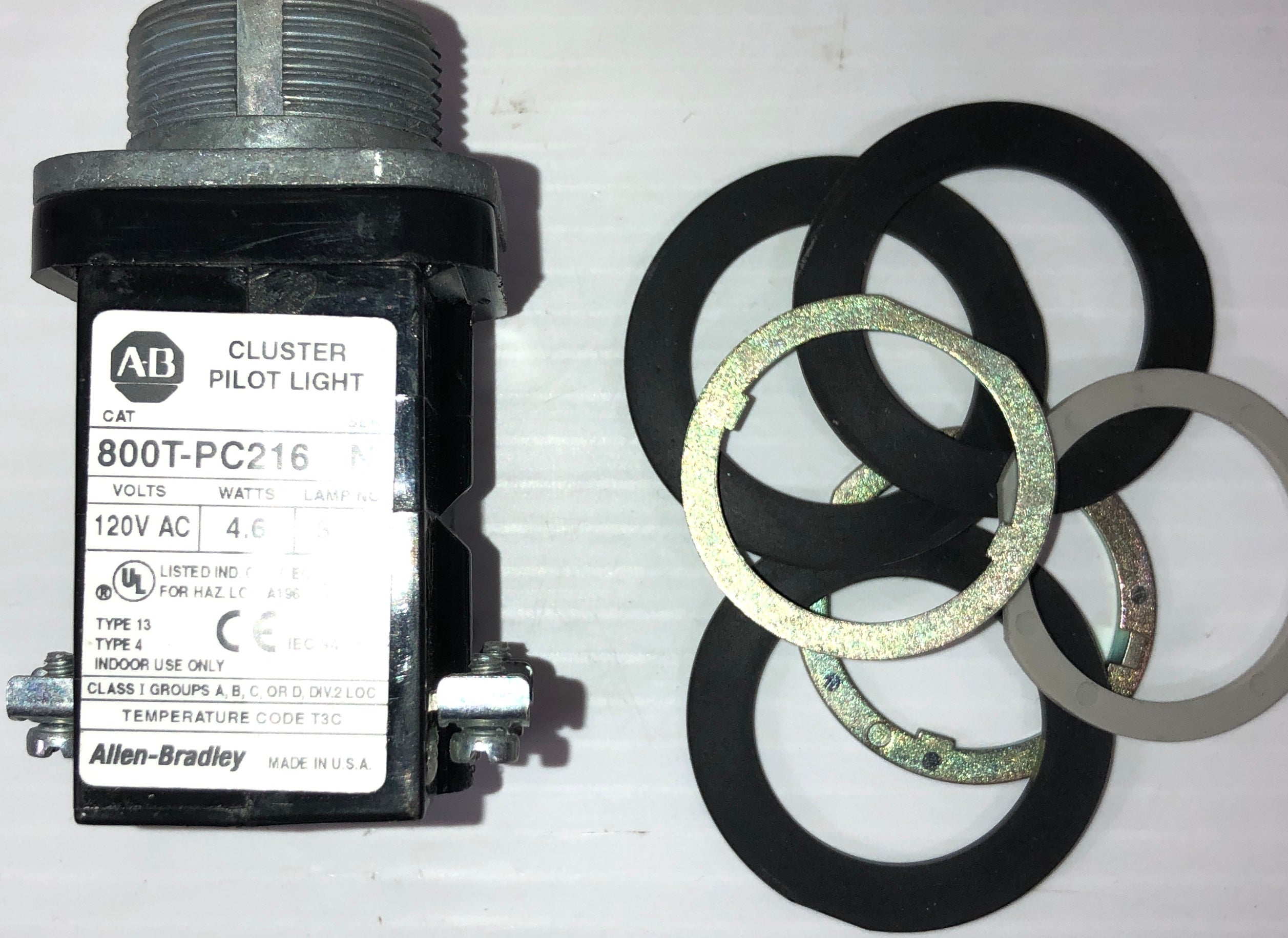 Allen-Bradley 800T-PC216XRXR Type 13 Cluster Pilot Light