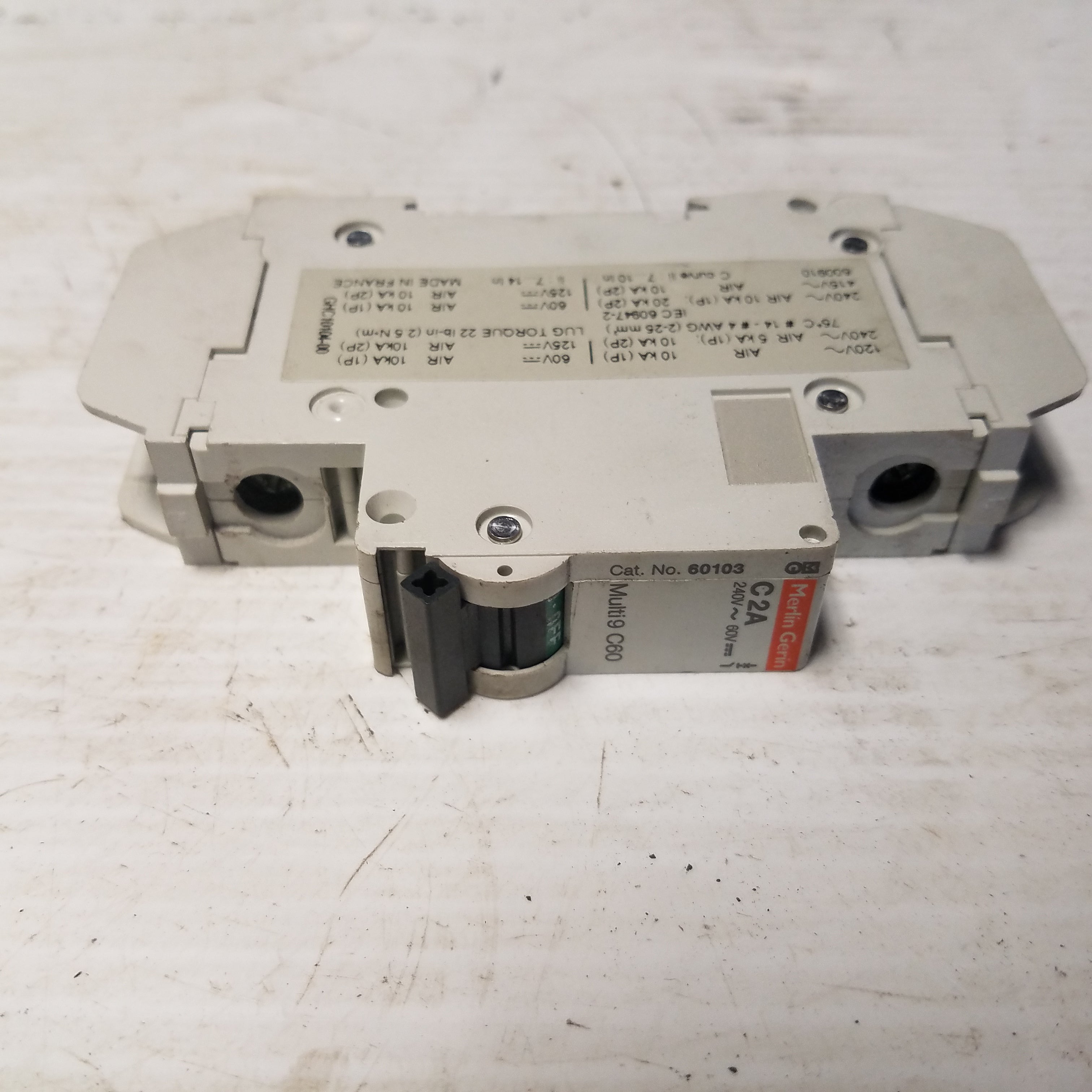 Merlin Gerin 60103 C2A Circuit Breaker