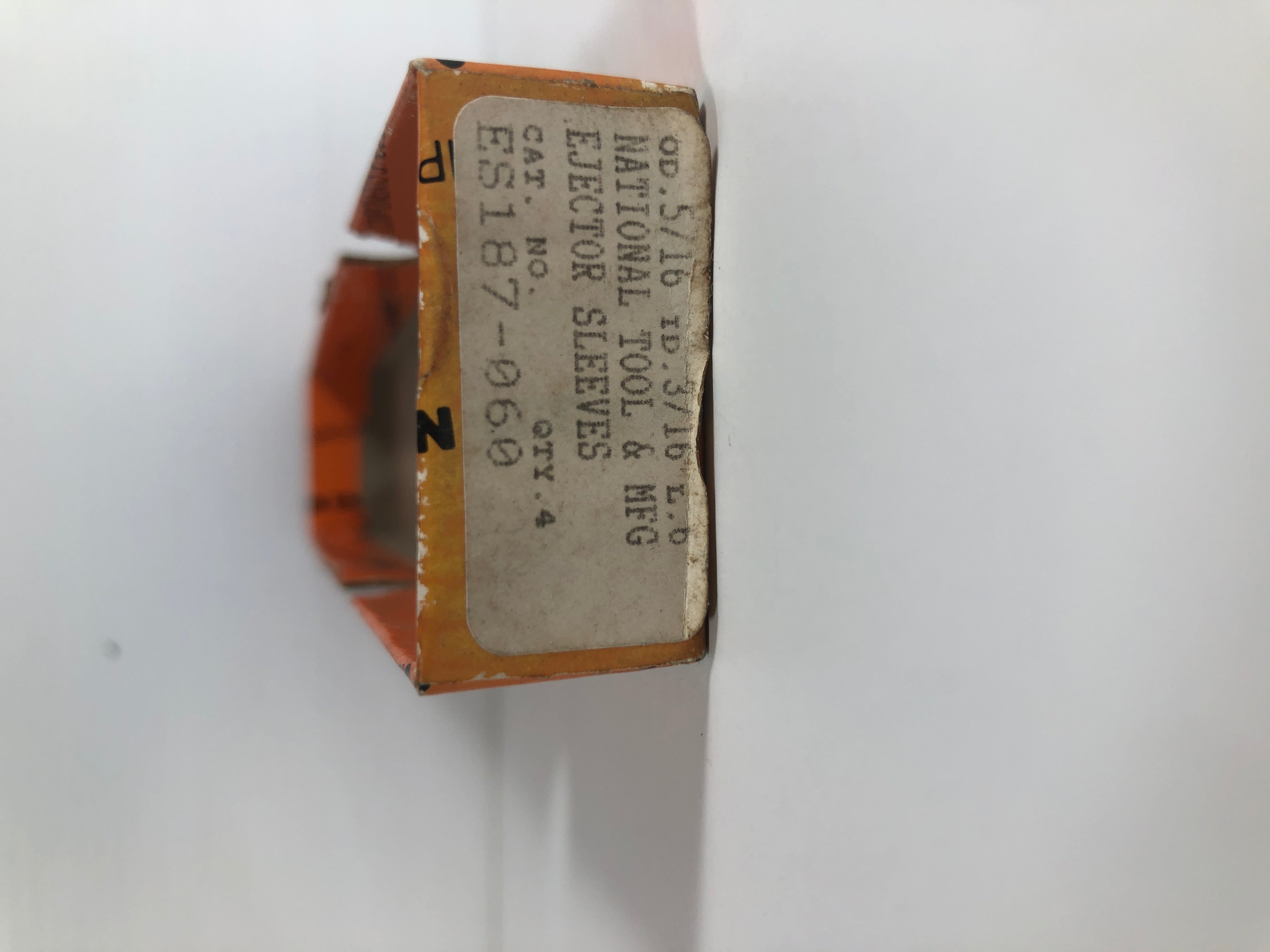 National Tool And Manufacturing Co. Ejector Sleeves ES187-060 6" (Box Of 3)