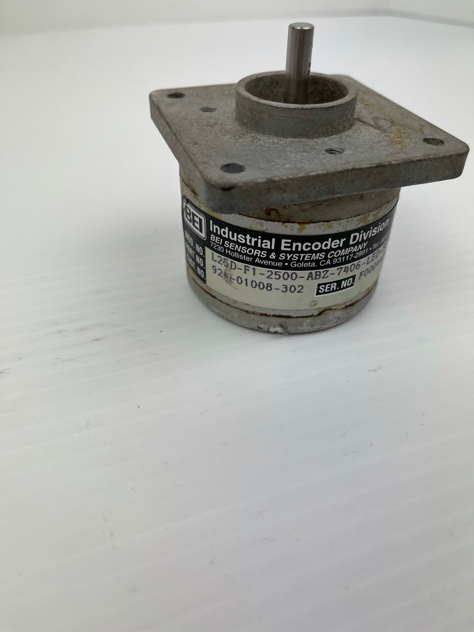 BEI Industrial Encoder Division Part Number 924-01008-302