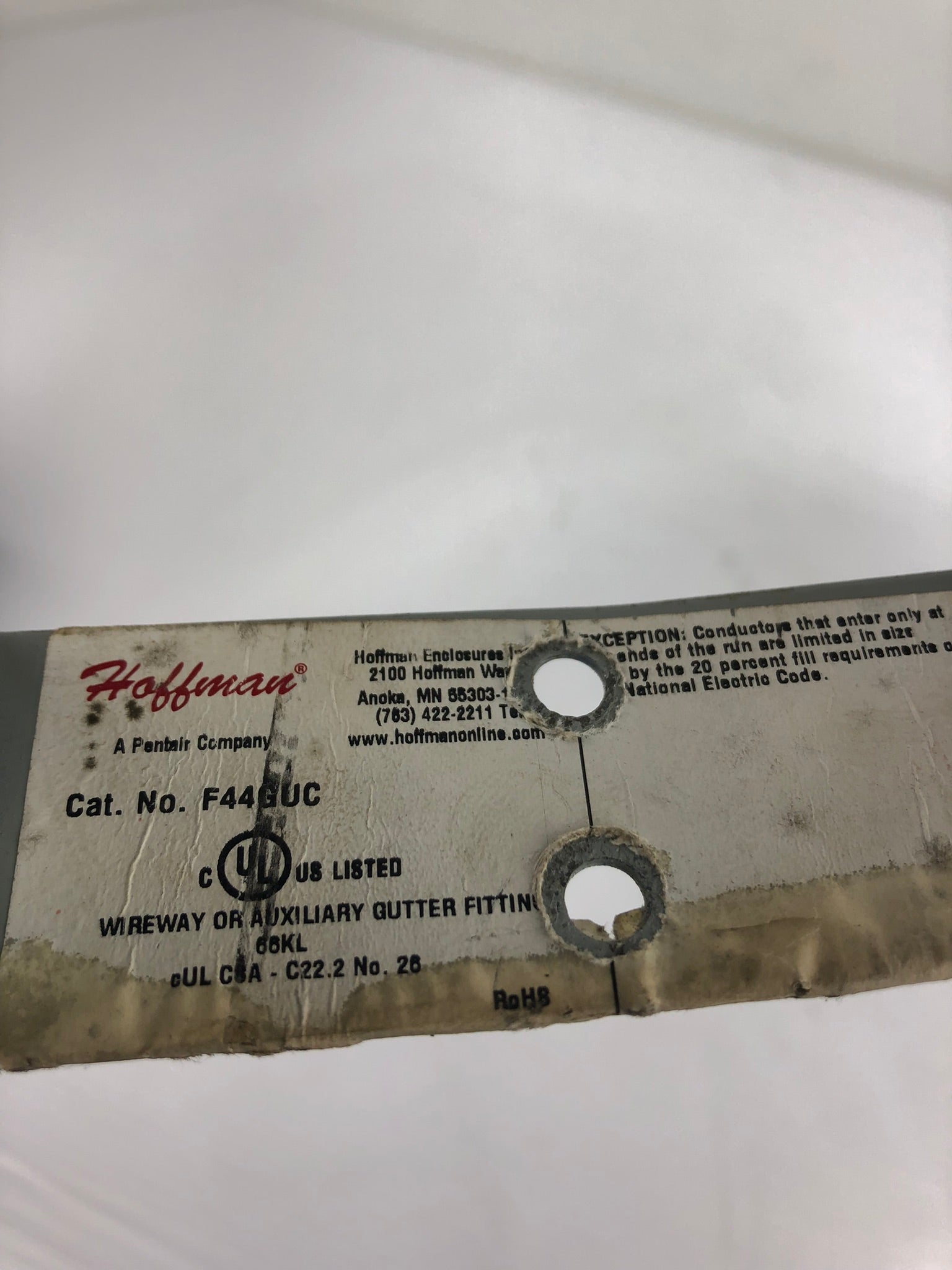 Hoffman F44GUC O-Connector 4" x 4"