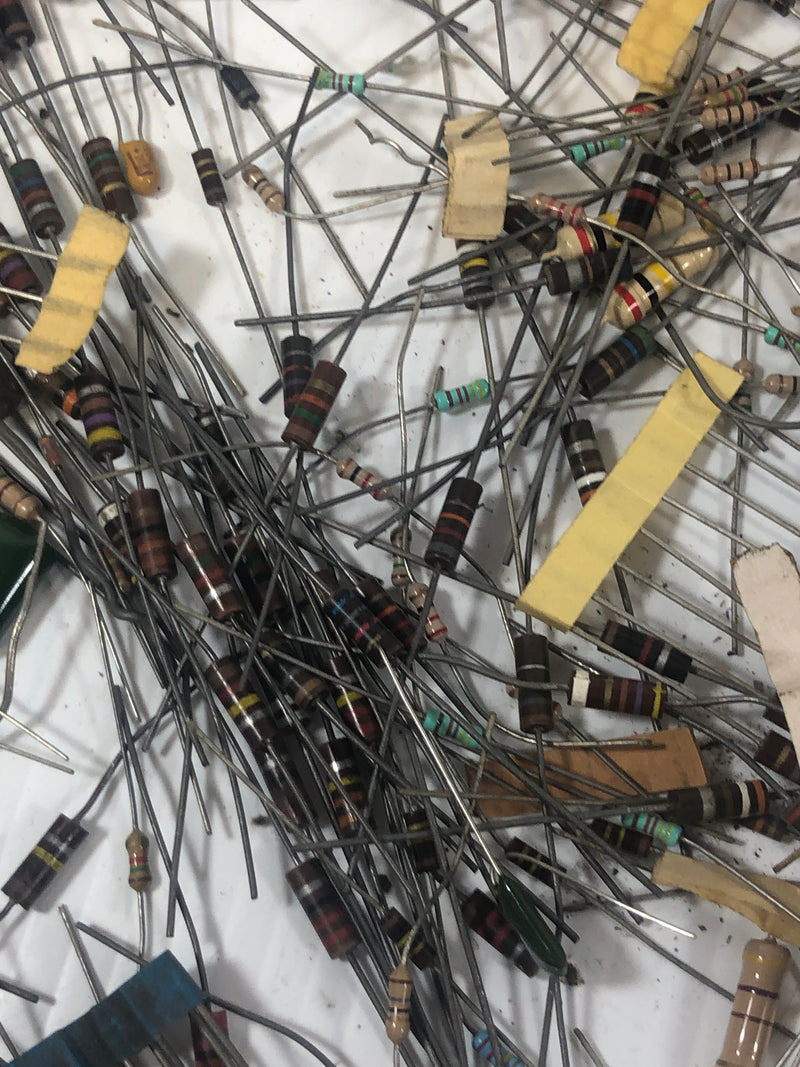 Mixed Lot of Resistors and Capacitors