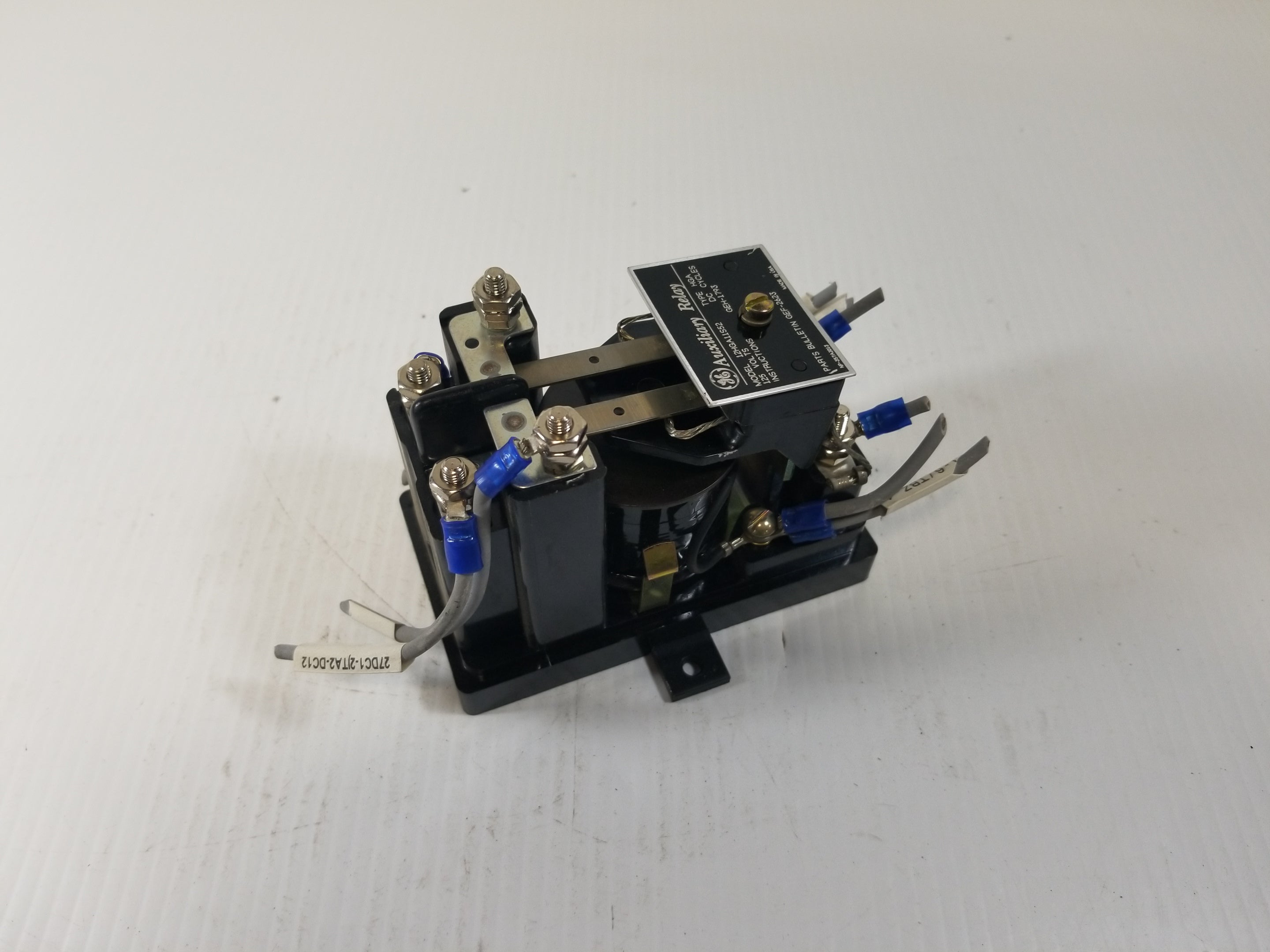 GE 12HGA11S52 Auxiliary Contact Relay 125V
