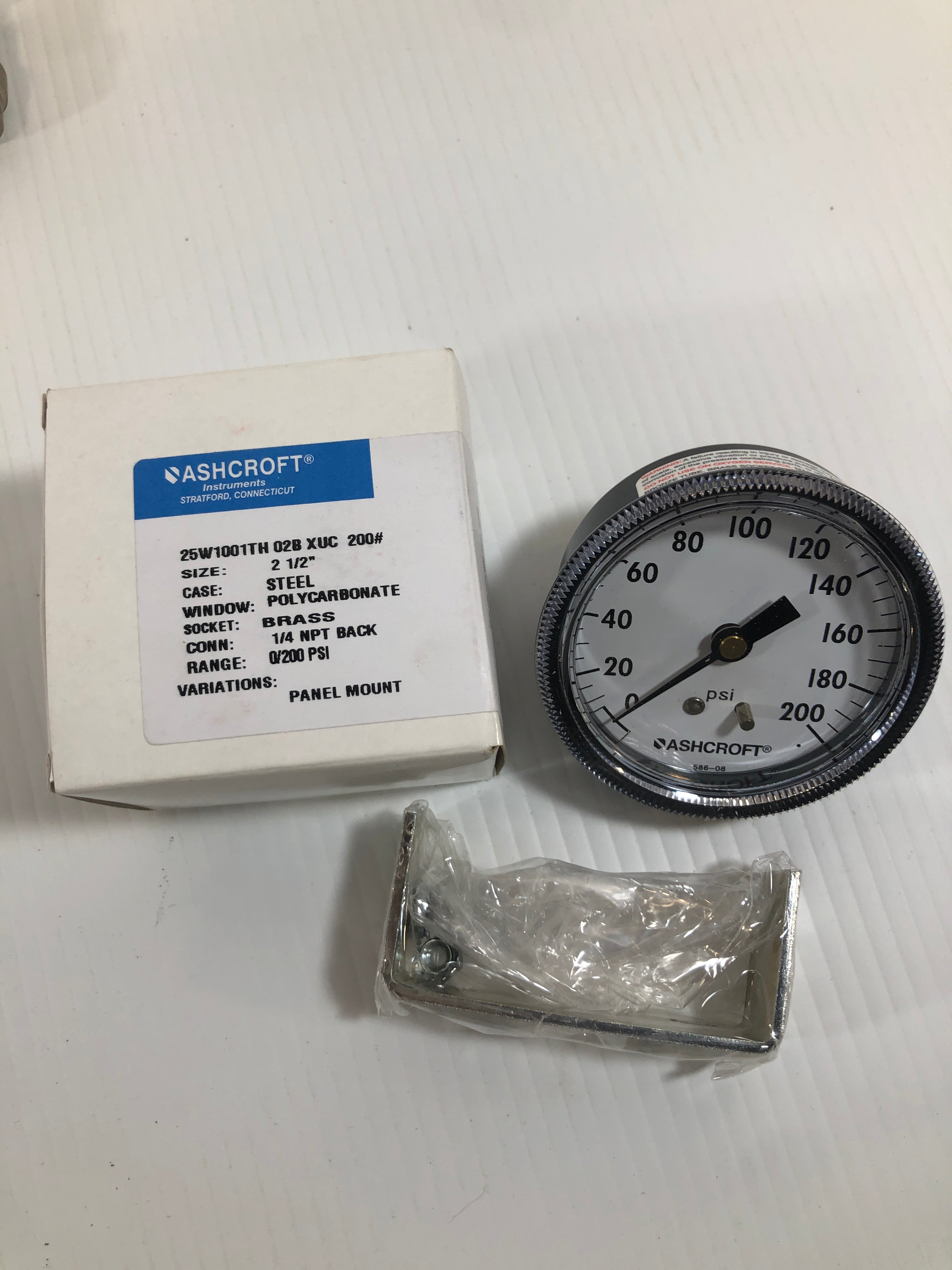 Ashcroft Gauge 25W1001TH 02B XUC 2-1/2" Steel