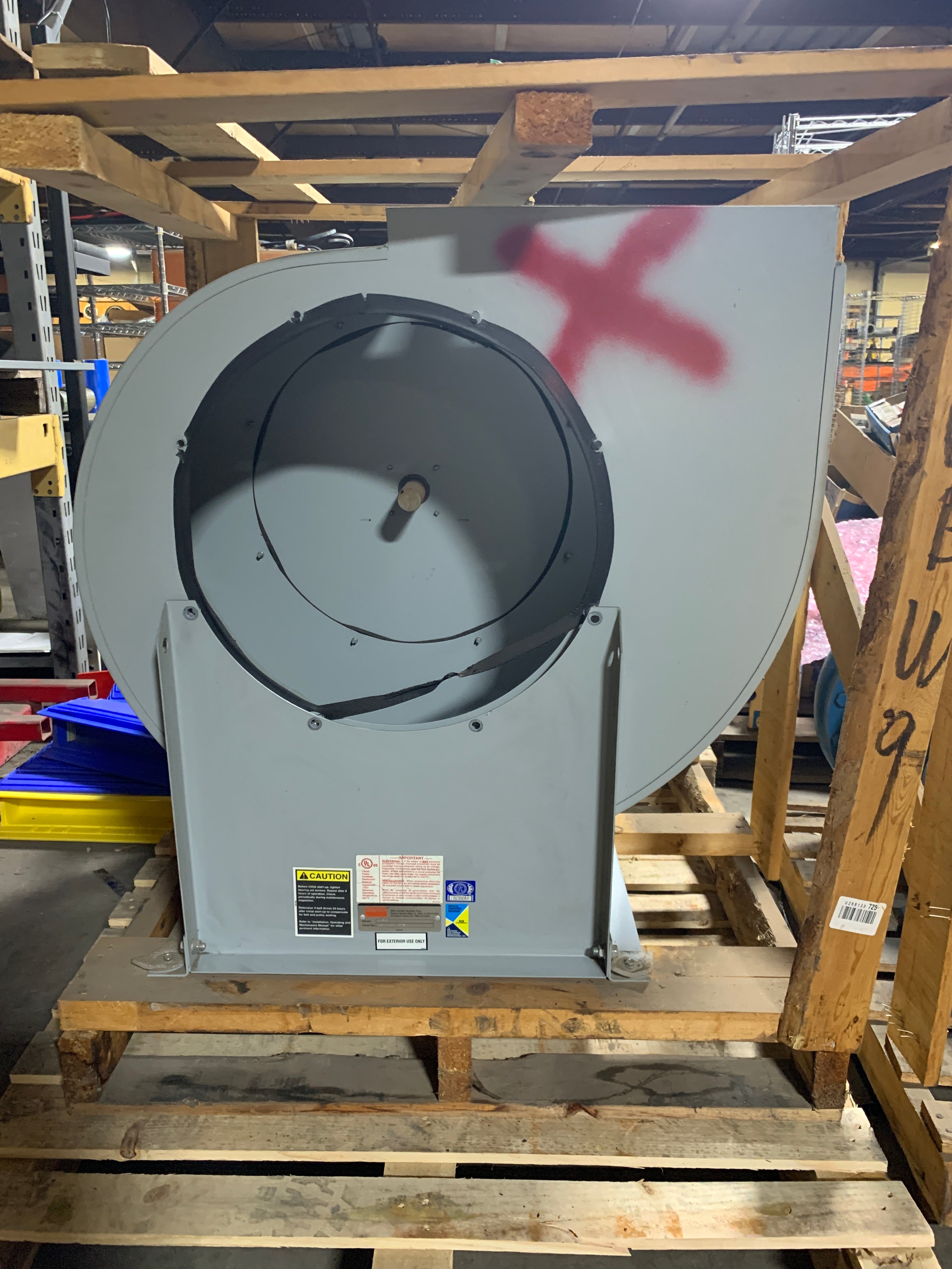 Dayton 1WBW9 Positive Displacement Blower For Exterior Use