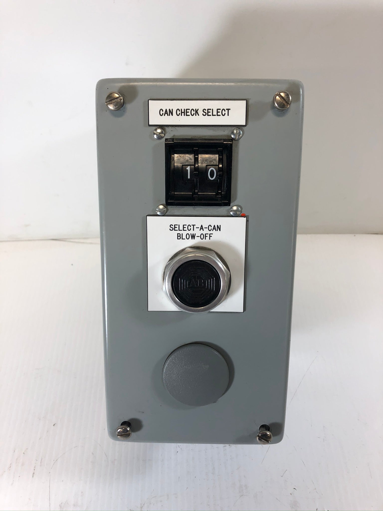 Allen-Bradley Can Line Electrical Control Box Select-A-Can Blow-Off