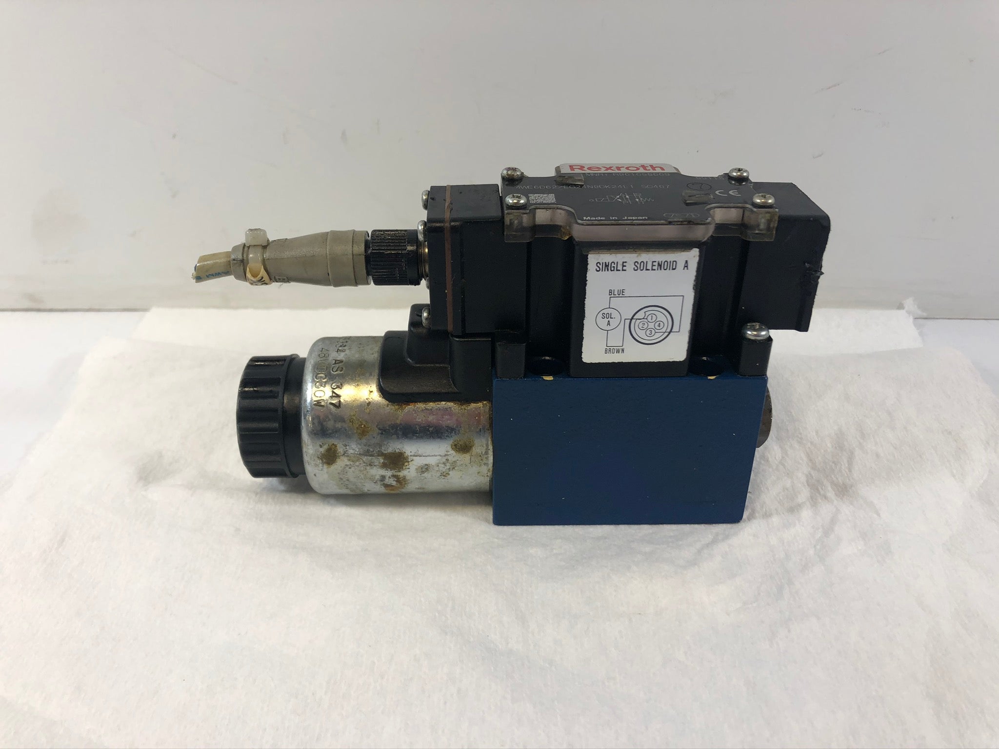 Rexroth 4WE6D62-EG24N9DK24L1 SO407 Hydraulic Solenoid Valve