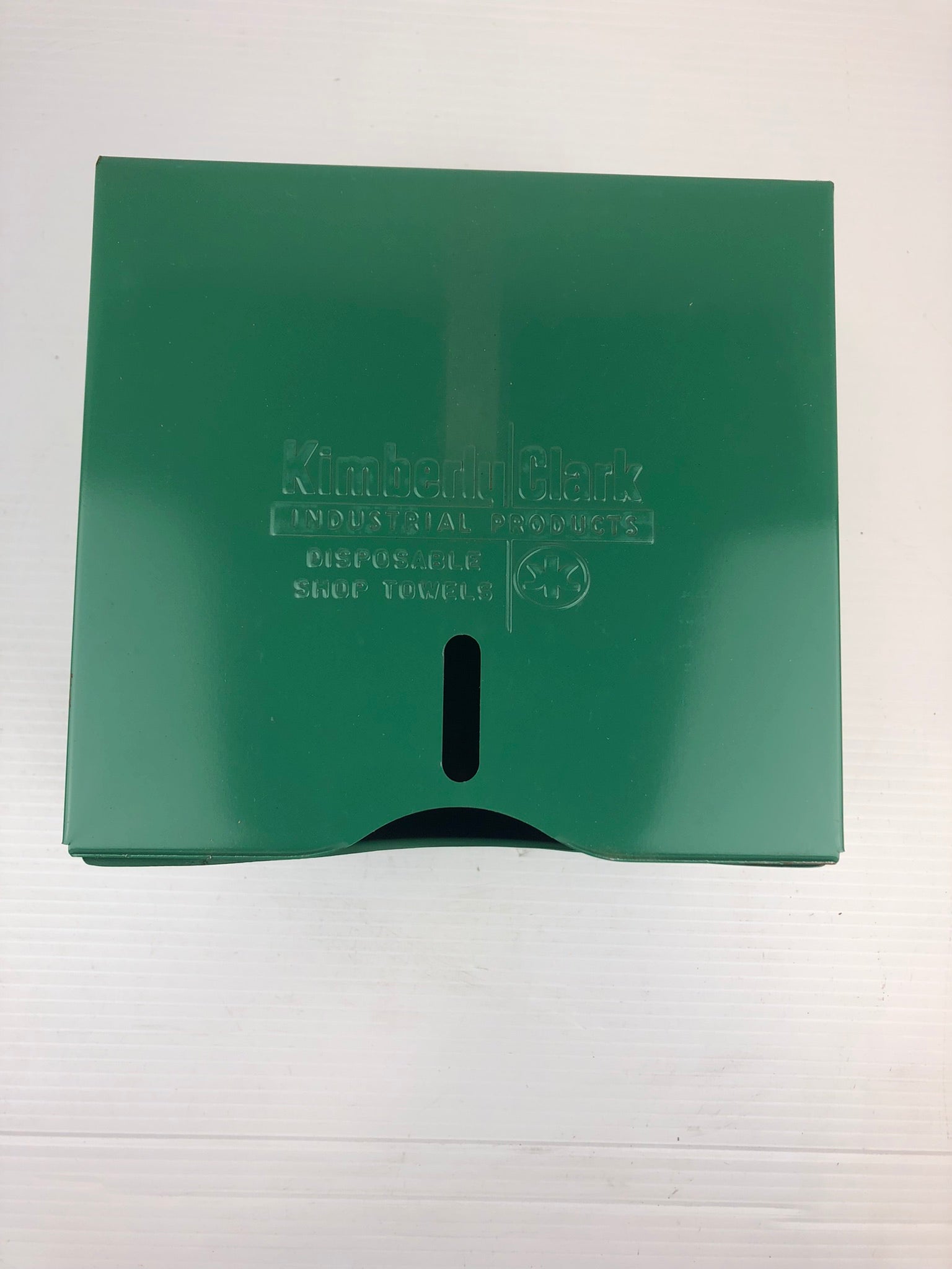 Kimberly Clark 73000 Green Enamel Dispenser for Quarter Folded