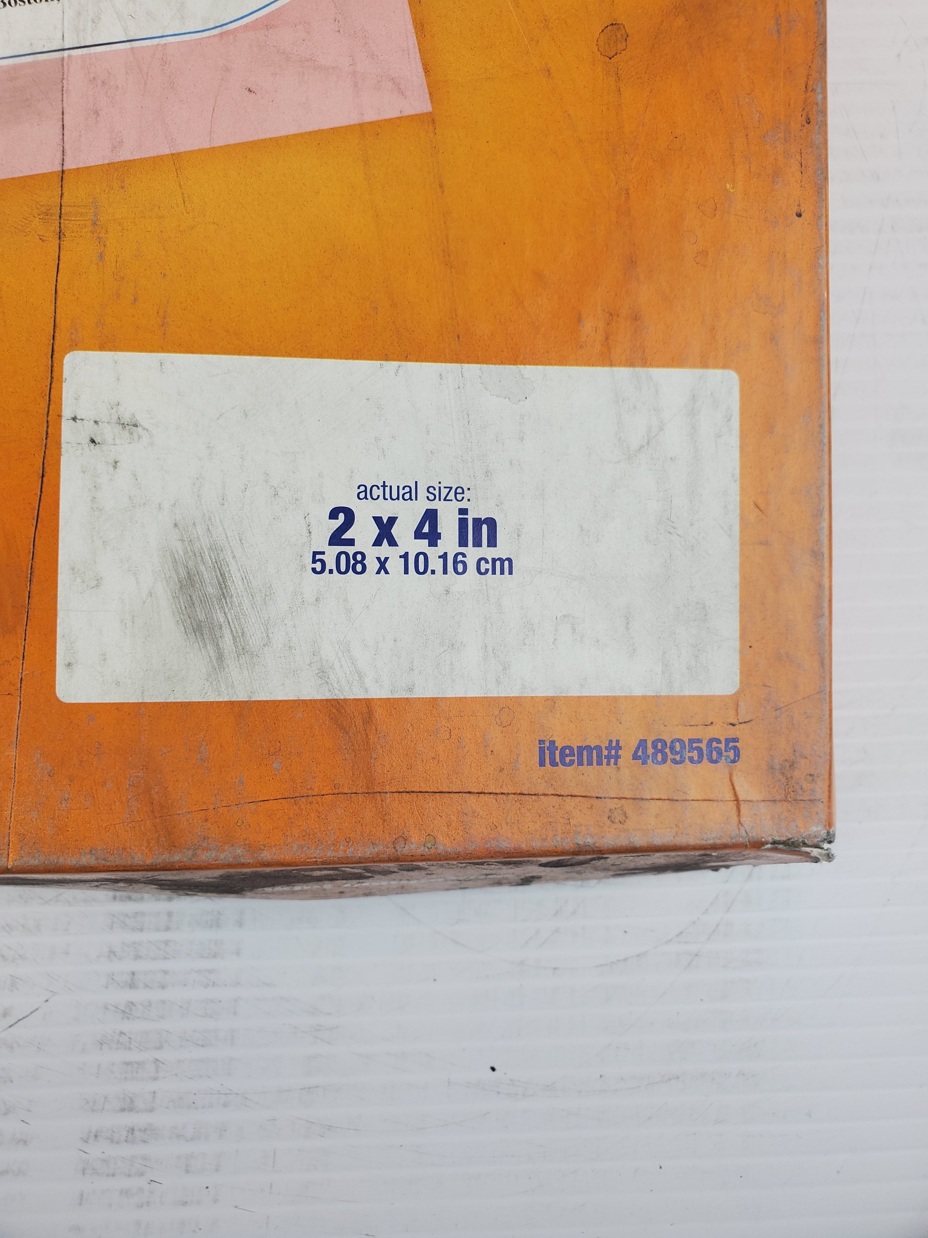 Staples 489565 White Mailing Labels - Laser/Inkjet Compatible 2" x 4"