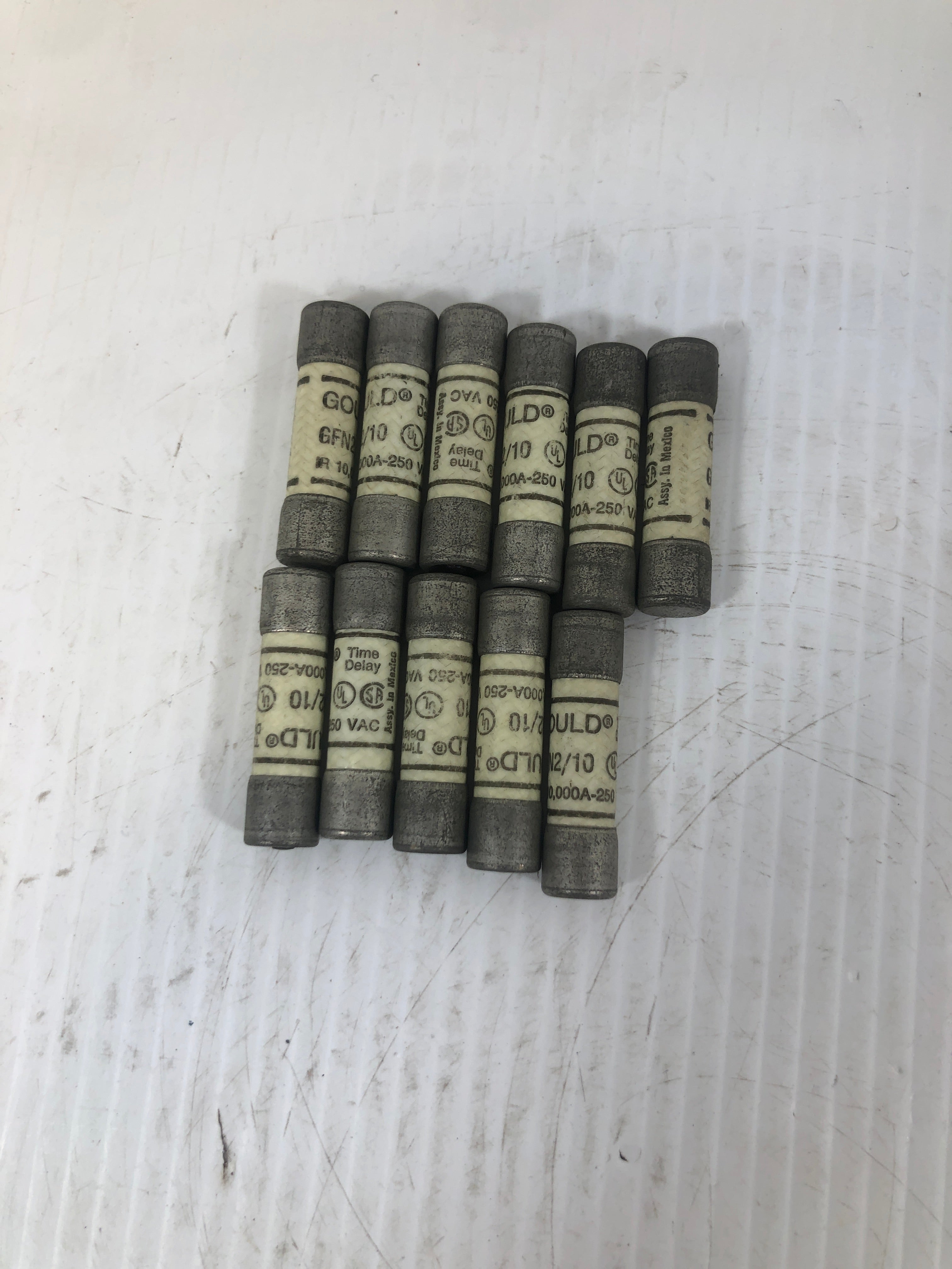 Gould GFN 2/10 Time Delay Fuse - Lot of 11